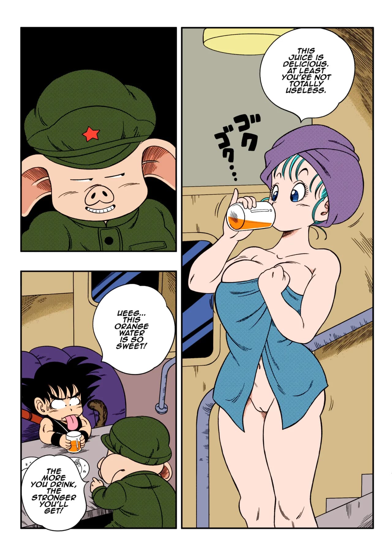 [Yamamoto Doujin (Yamamoto)] Henkatsu! | Change! (Dragon Ball) [English] [Colorized] [Decensored] page 4