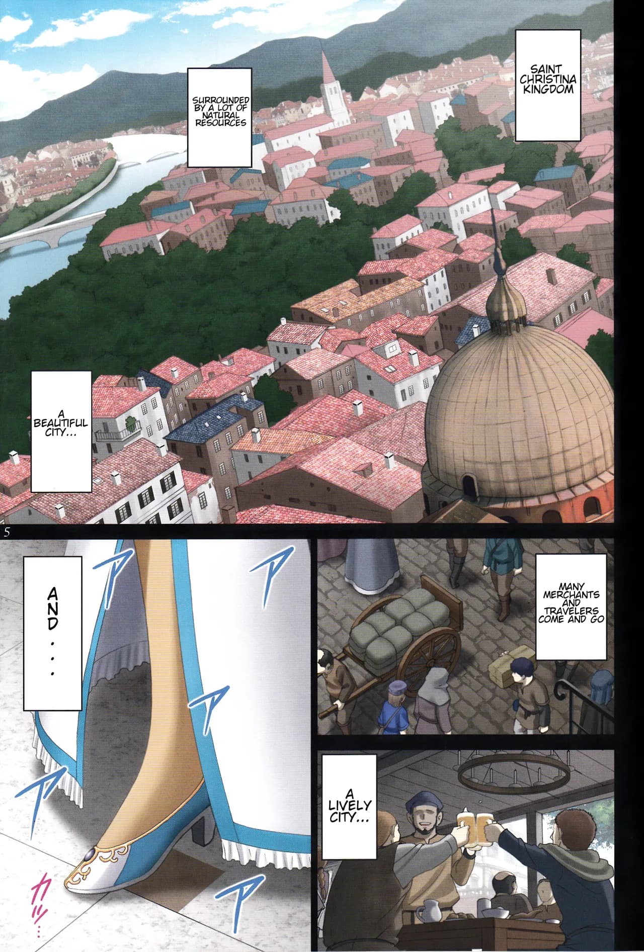 (C92) [ACTIVA (SMAC)] Roshutsu Otome Fantasy "Oujo wa seisona mirareta gari ~Yunaria Fon Vitoria ~" | The Elegant Princess Wanted to be Seen -Yunaria Fon Vitoria- [English] [Decensored] page 4