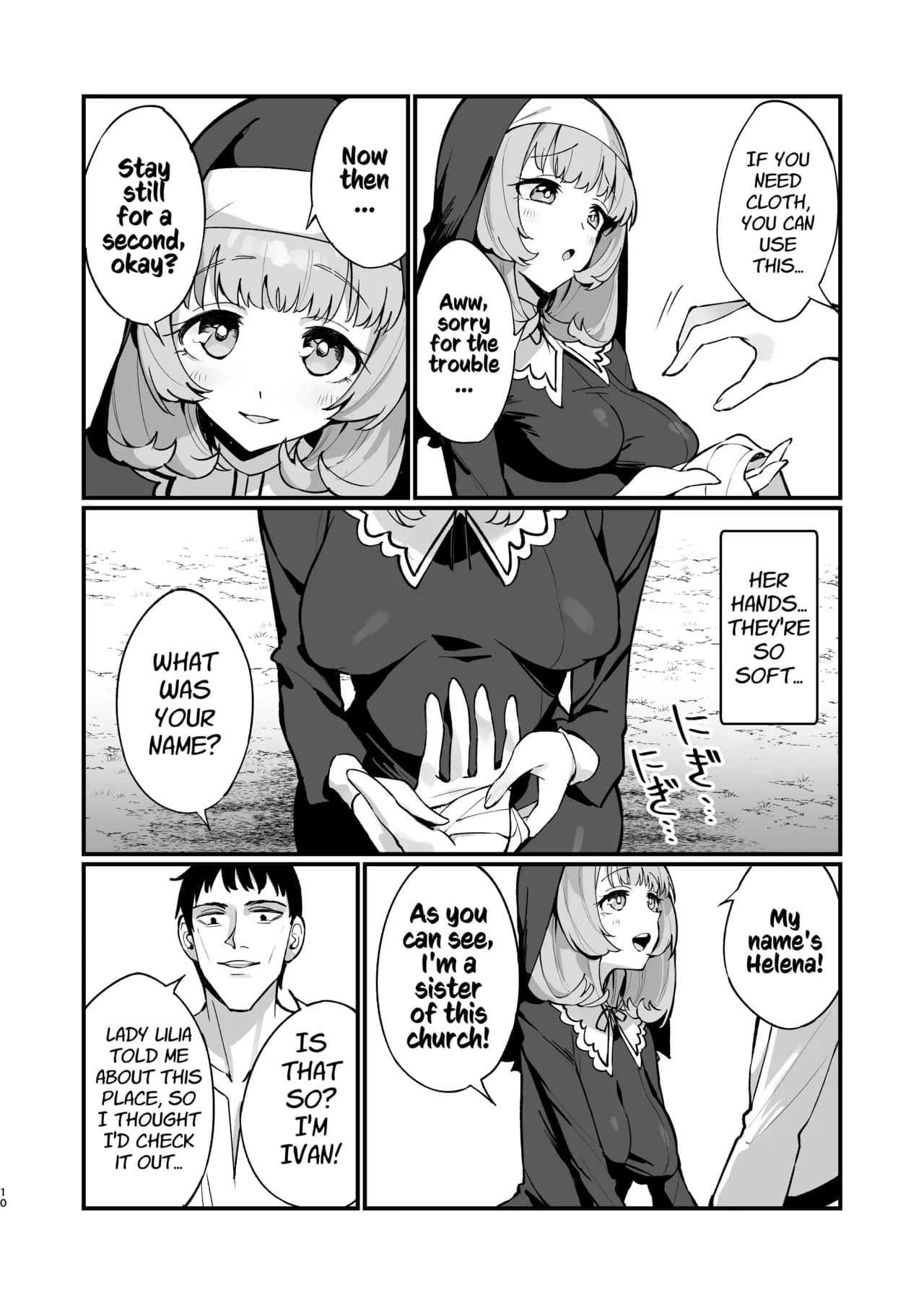 [Unahouse (Unacchi)] Sister Kanzen Haiboku. ~Muchi na Sister ga honnou de Hatsujo Koubi Surumade~｜A Sister's Absolute Defeat Until an Innocent Nun Enters Heat and Indulges in Passionate Mating Sex [English] [Kusanuu] [Decensored] [Digital] page 10