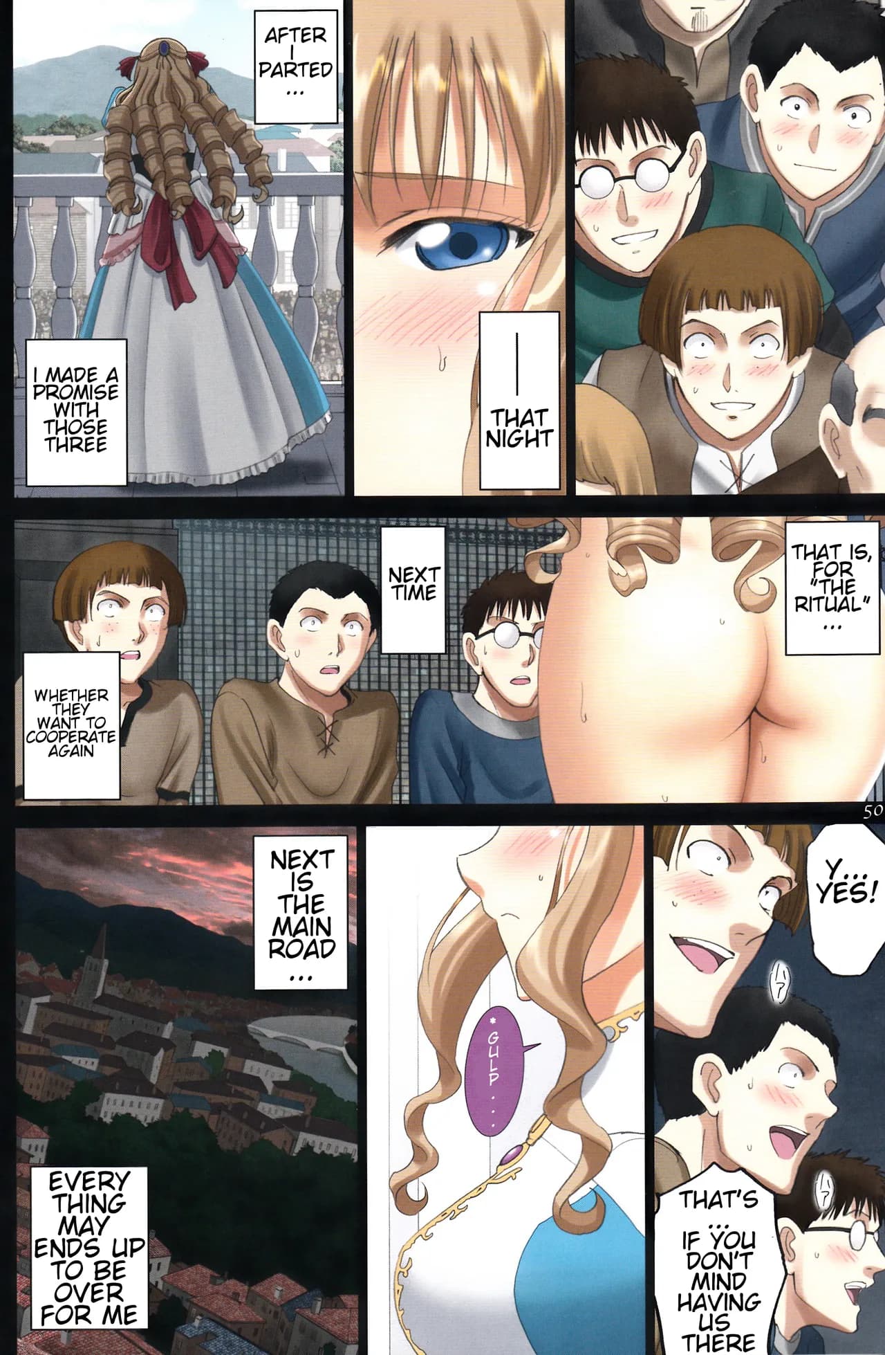 (C94) [ACTIVA (SMAC)] Roshutsu Otome Fantasy " Oujo wa inbina mi rare makuri ~Yunaria Fon Vitoria ~ FINAL" | The Lewd Princess Is Being Constantly Seen -Yunaria Fon Vitoria ~ FINAL [English] [Decensored] page 49