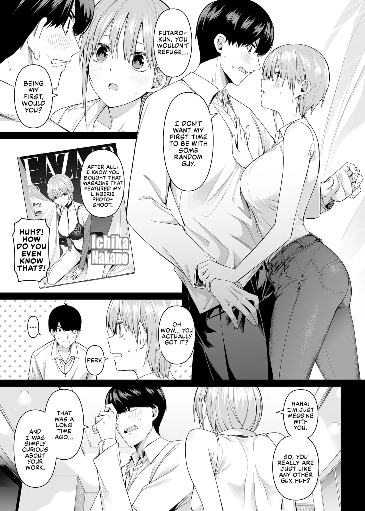 [Bad Mushrooms (Chicke III, 4why)] 1/5 no Renai Kanjou | A Fifth of Romance (Gotoubun no Hanayome) [English] [Fap It Scans] [Decensored] [Digital] page 19