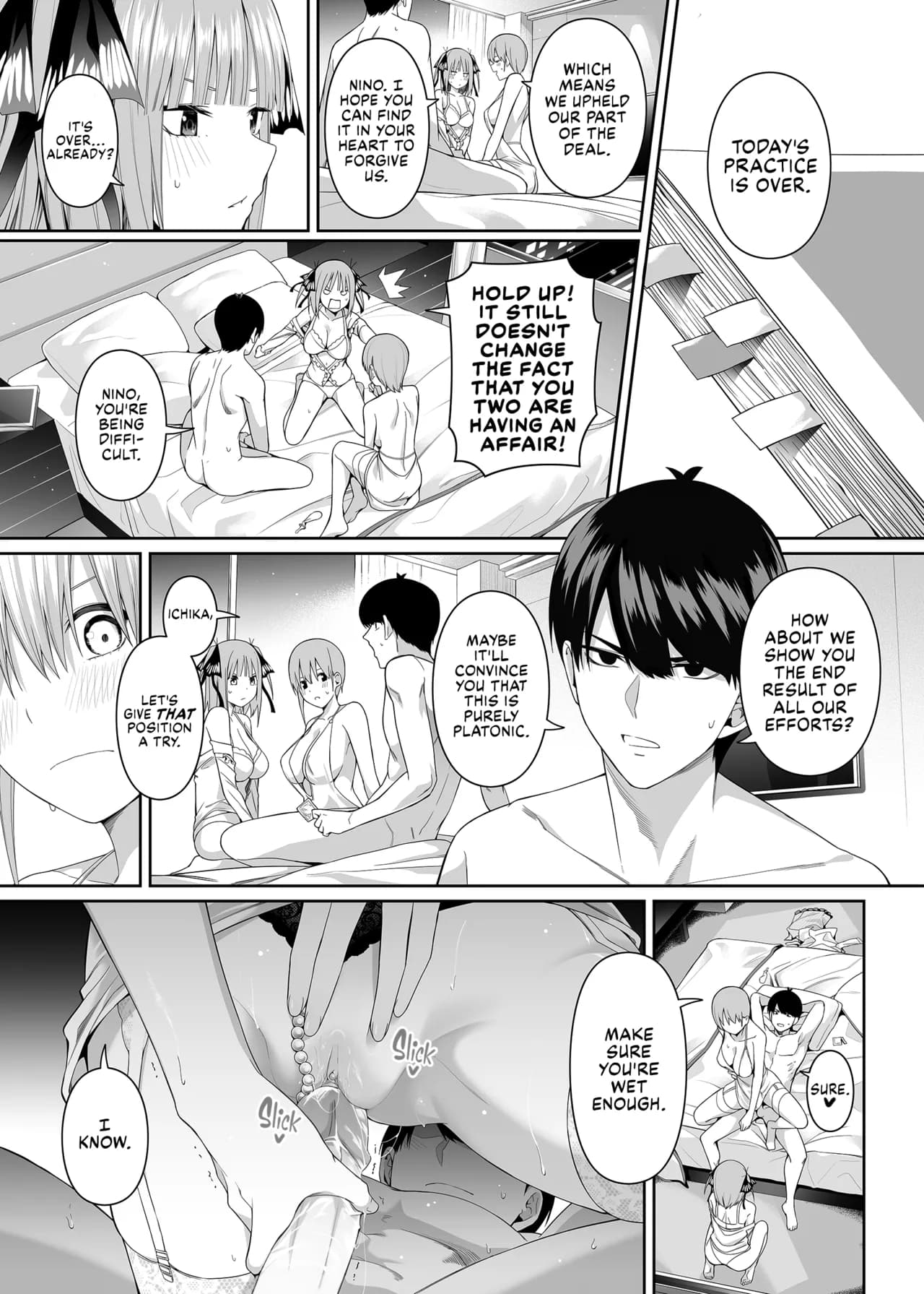 [Bad Mushrooms (Chicke III, 4why)] 1/5 no Renai Kanjou | A Fifth of Romance (Gotoubun no Hanayome) [English] [Fap It Scans] [Decensored] [Digital] page 36