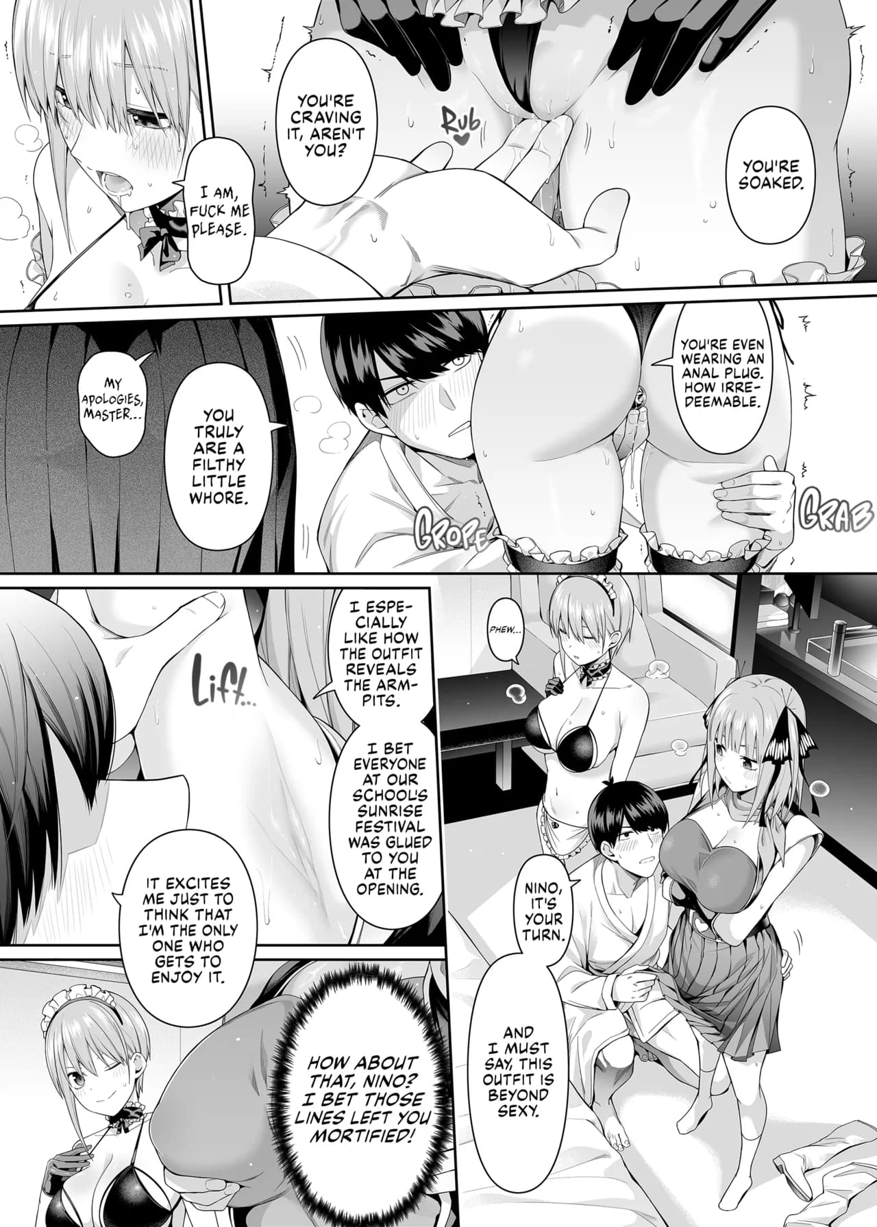 [Bad Mushrooms (Chicke III, 4why)] 1/5 no Renai Kanjou | A Fifth of Romance (Gotoubun no Hanayome) [English] [Fap It Scans] [Decensored] [Digital] page 61
