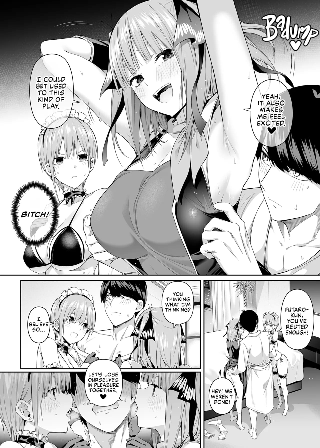 [Bad Mushrooms (Chicke III, 4why)] 1/5 no Renai Kanjou | A Fifth of Romance (Gotoubun no Hanayome) [English] [Fap It Scans] [Decensored] [Digital] page 62