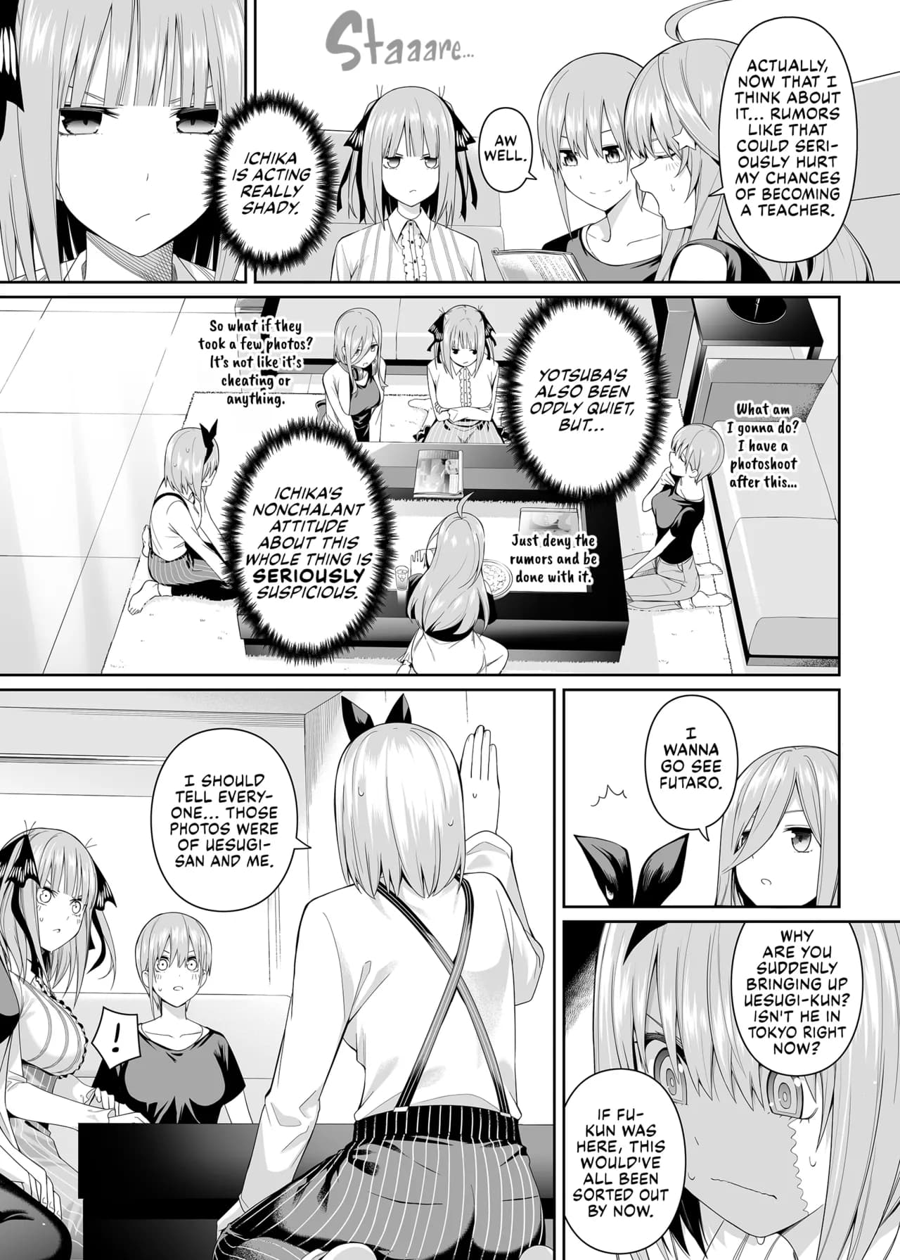 [Bad Mushrooms (Chicke III, 4why)] 1/5 no Renai Kanjou | A Fifth of Romance (Gotoubun no Hanayome) [English] [Fap It Scans] [Decensored] [Digital] page 9