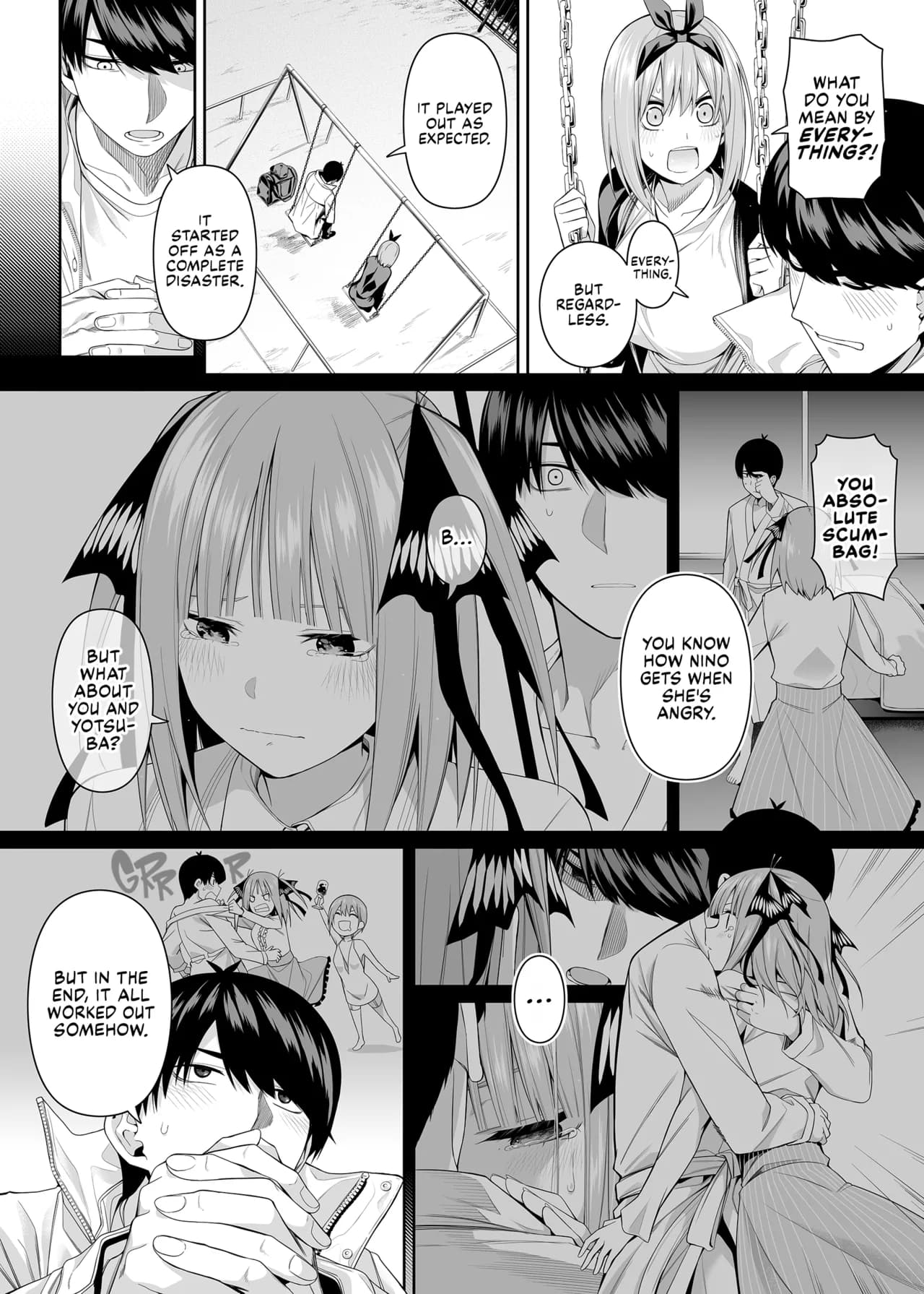 [Bad Mushrooms (Chicke III, 4why)] 1/5 no Renai Kanjou | A Fifth of Romance (Gotoubun no Hanayome) [English] [Fap It Scans] [Decensored] [Digital] page 91