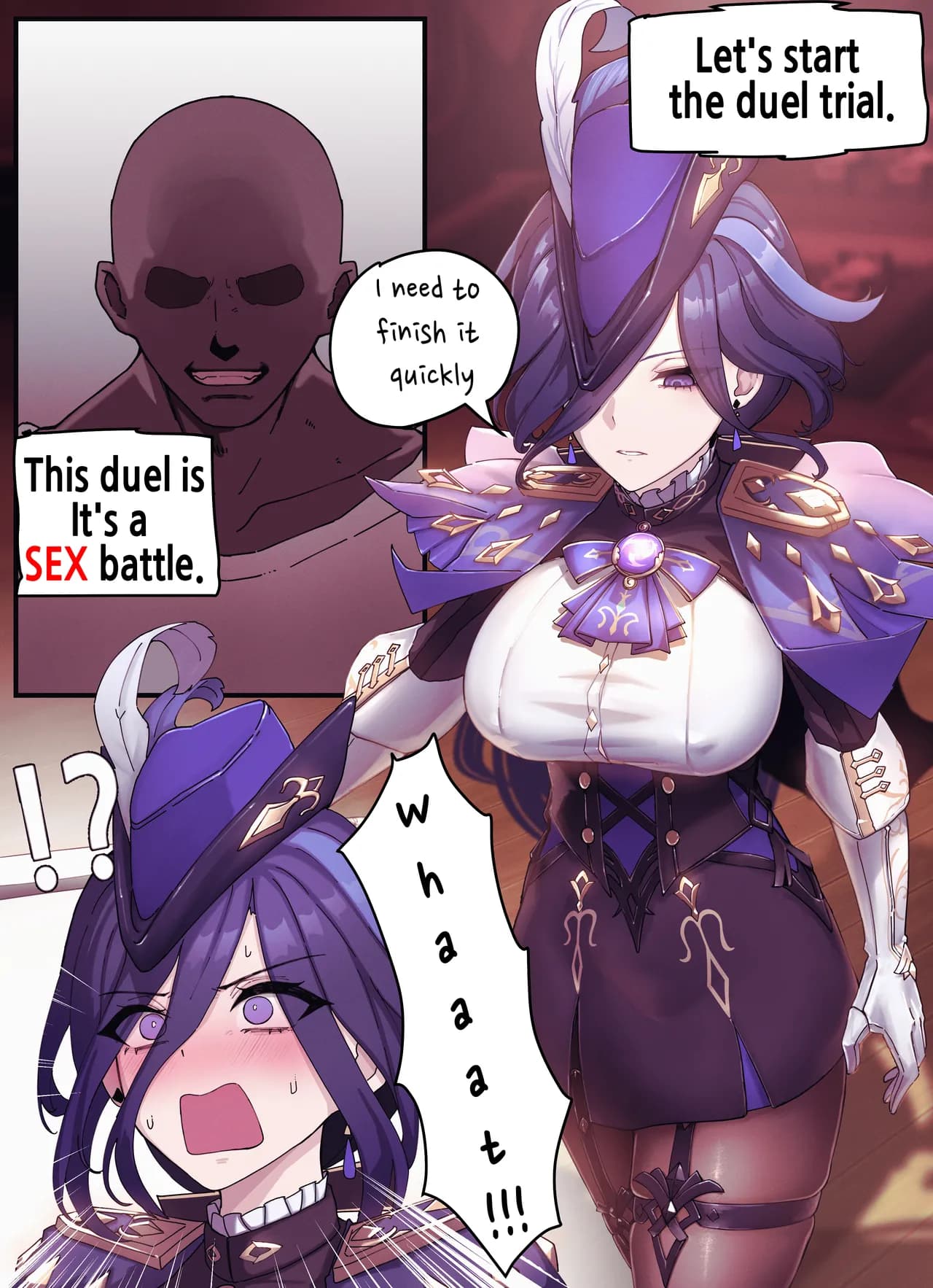 [Horori] Clorinde!! (Genshin Impact) [English] [Uncensored] page 1