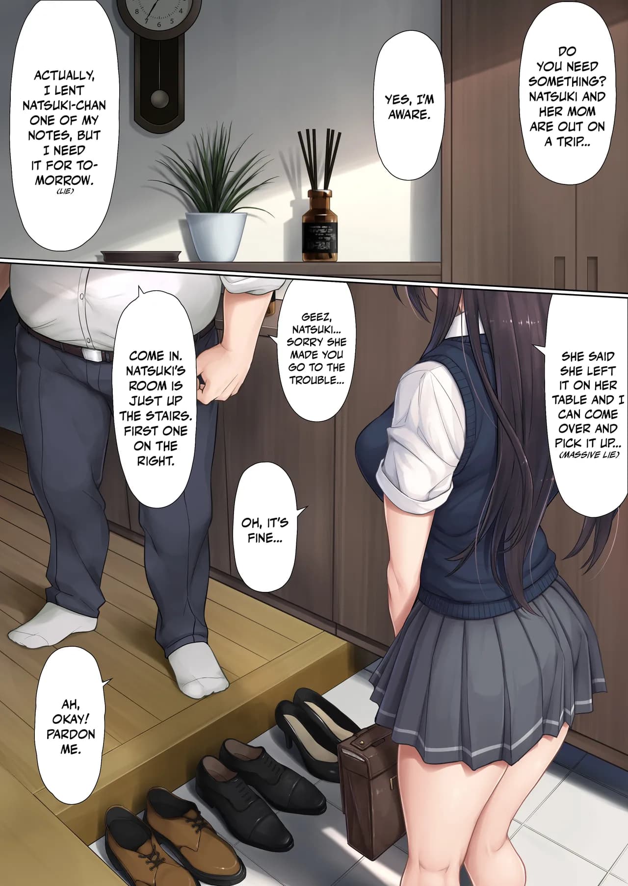 [Airy Socks (Mafuyu HEMP)] Musume no Class no Iinchou wa Papa ga Hoshii Rashii｜The Class President of My Daughter's Class Wants a Dad [English] [Nishimaru] [Decensored] page 10