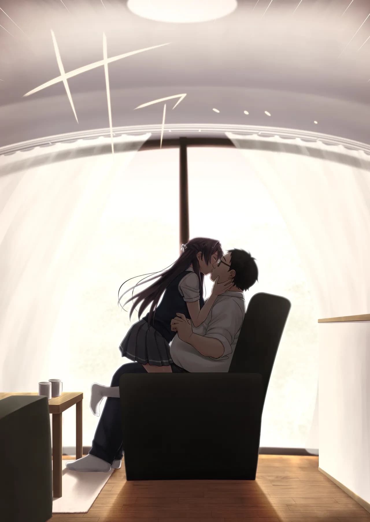 [Airy Socks (Mafuyu HEMP)] Musume no Class no Iinchou wa Papa ga Hoshii Rashii｜The Class President of My Daughter's Class Wants a Dad [English] [Nishimaru] [Decensored] page 17