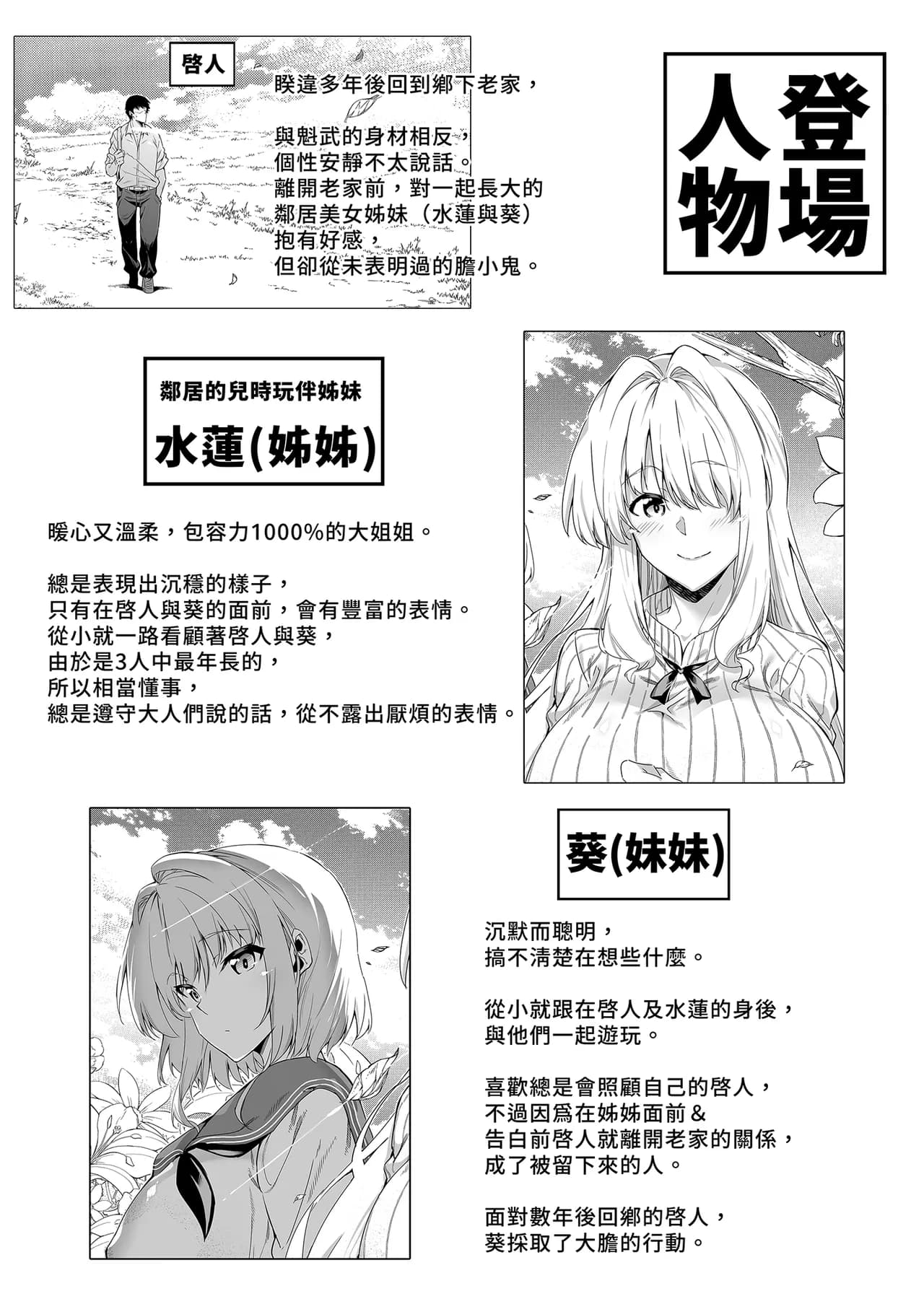 [Suiren no Yado (Asakawa)] Natsu no Yari Naoshi -Inaka to Hanare to Bijin Shimai- | 夏日重來1 [Chinese] [Decensored] [Digital] page 5