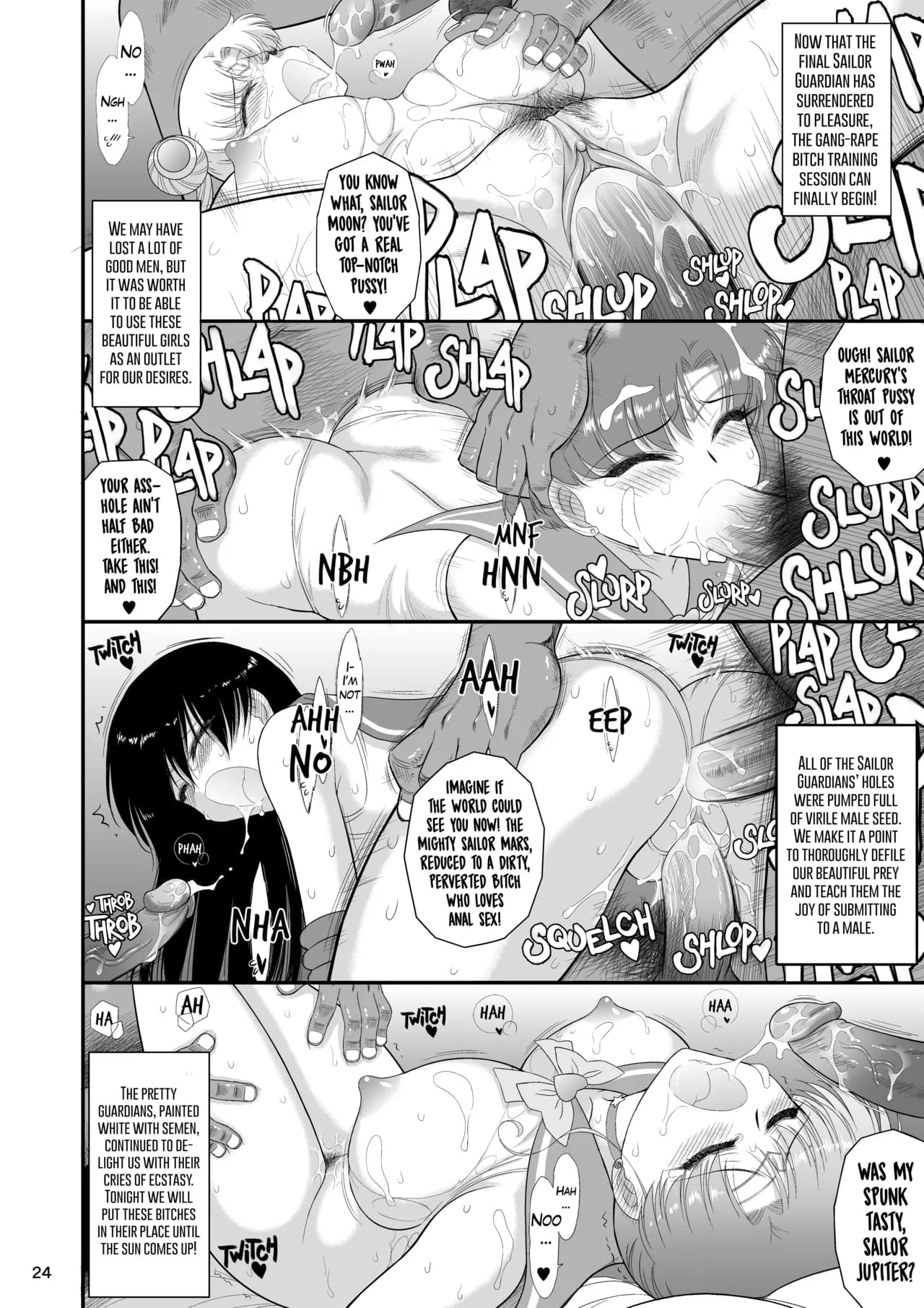 [Black Dog] Just for Tonight, I’ll Be Your Bitch (Bishoujo Senshi Sailor Moon) [English] [Decensored] [Digital] page 24