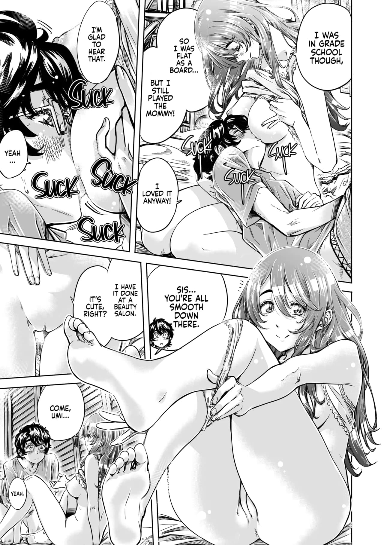 [Burning Shimai (MARUTA)] She's My Oneechan, but She's Just Pampering Me a Bit, so It's Okay 1 [English] {2d-market.com} [Decensored] [Digital] page 12
