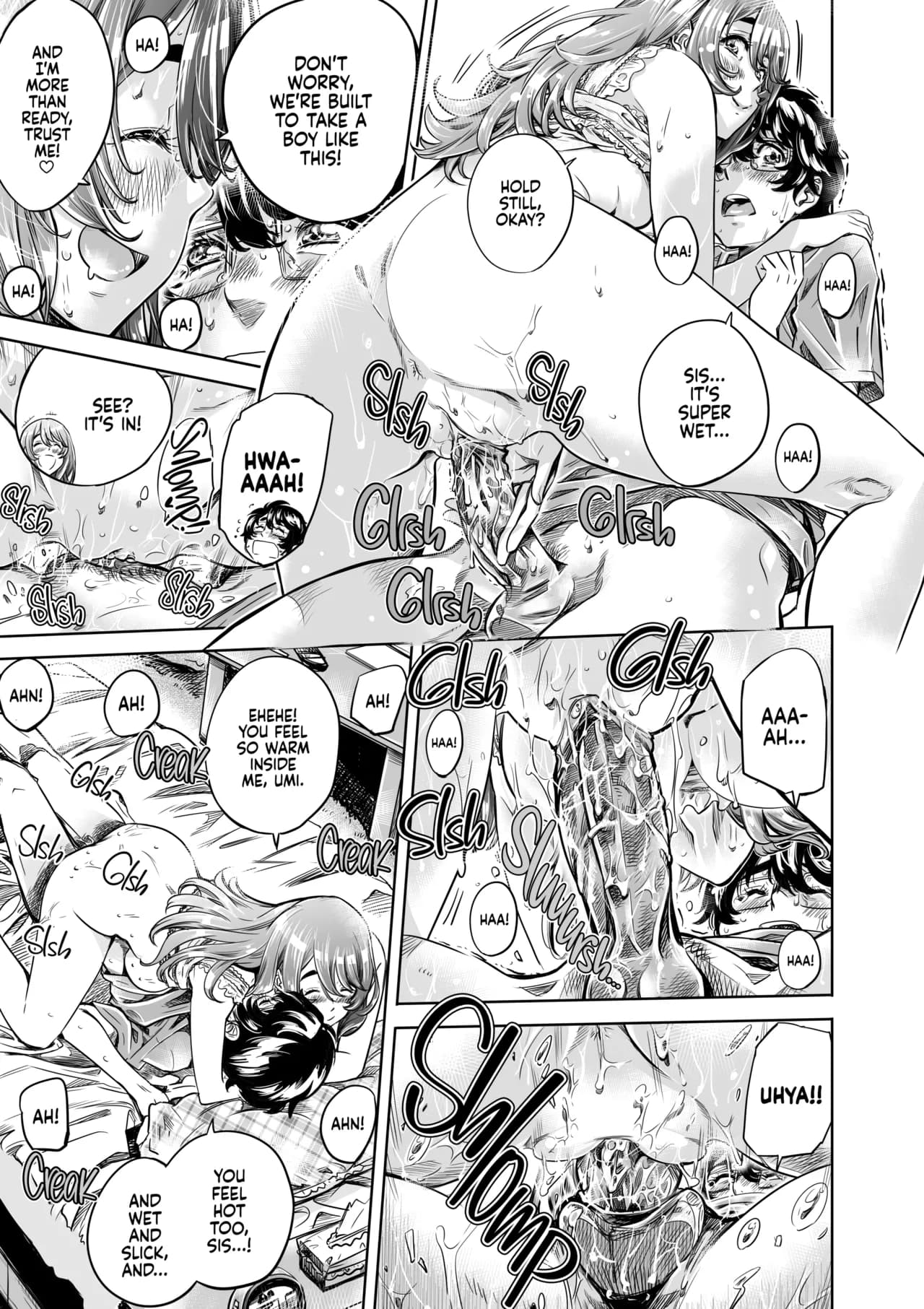 [Burning Shimai (MARUTA)] She's My Oneechan, but She's Just Pampering Me a Bit, so It's Okay 1 [English] {2d-market.com} [Decensored] [Digital] page 16