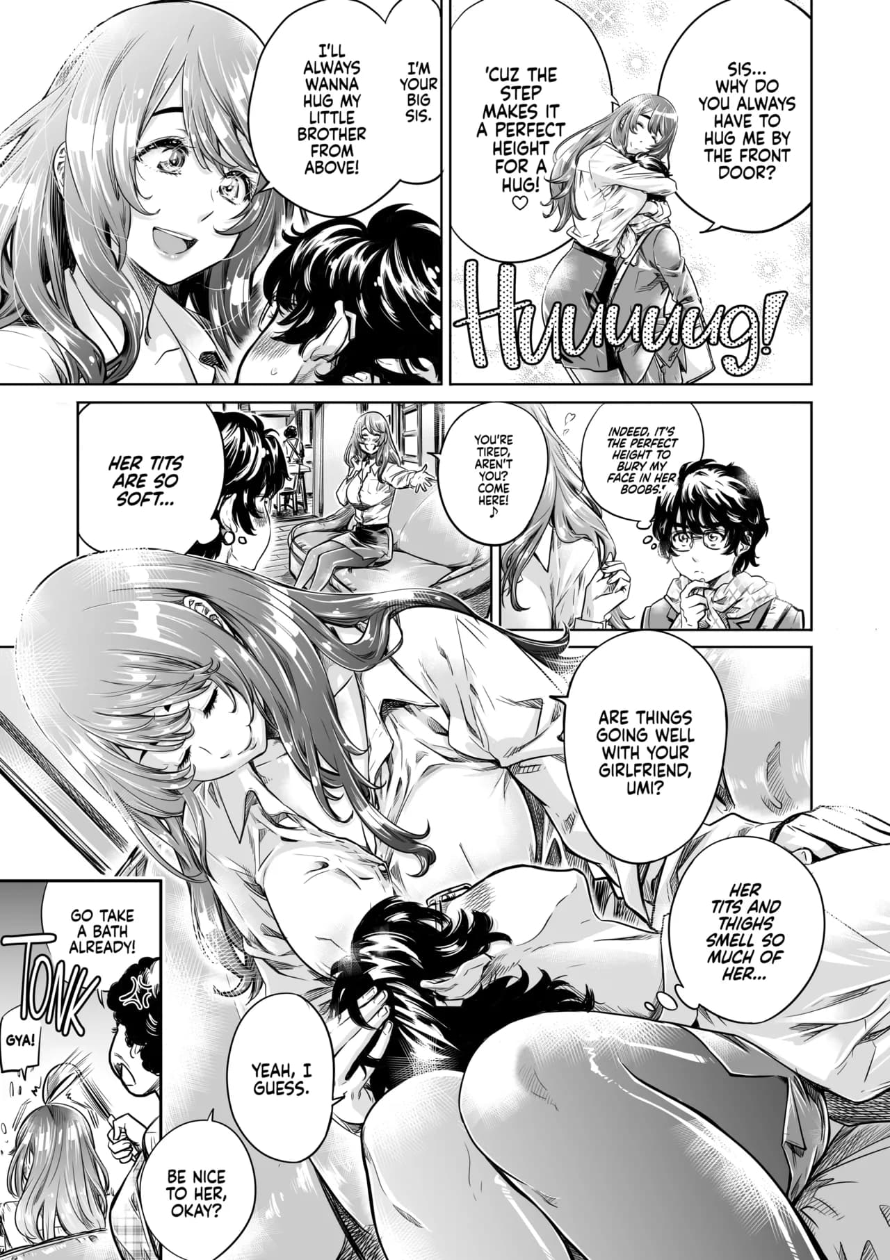 [Burning Shimai (MARUTA)] She's My Oneechan, but She's Just Pampering Me a Bit, so It's Okay 1 [English] {2d-market.com} [Decensored] [Digital] page 4