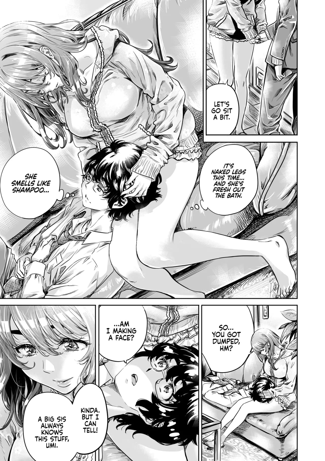 [Burning Shimai (MARUTA)] She's My Oneechan, but She's Just Pampering Me a Bit, so It's Okay 1 [English] {2d-market.com} [Decensored] [Digital] page 6