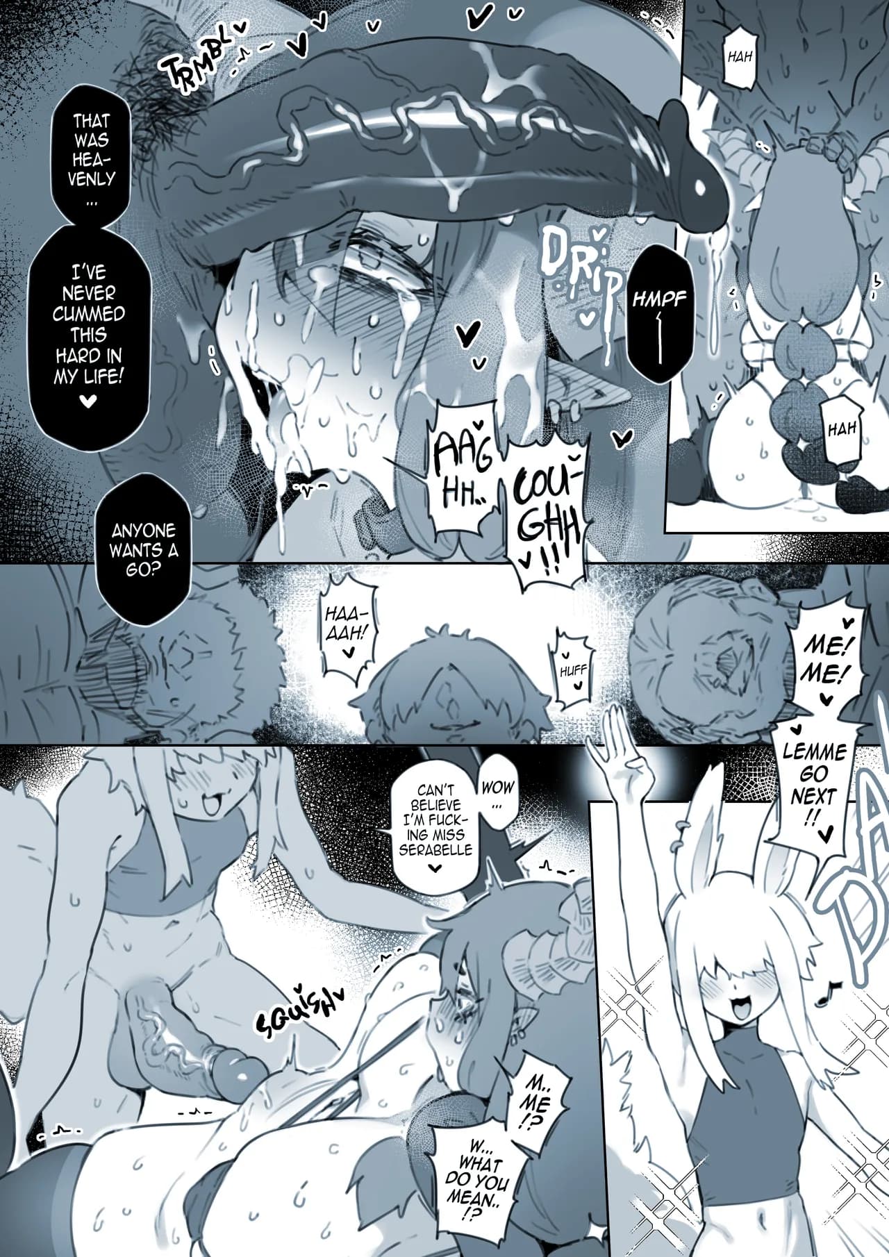 [FUYA] Miss Serabelle is a Miserable Cum Dump R18 Comic [ENGLISH] page 11