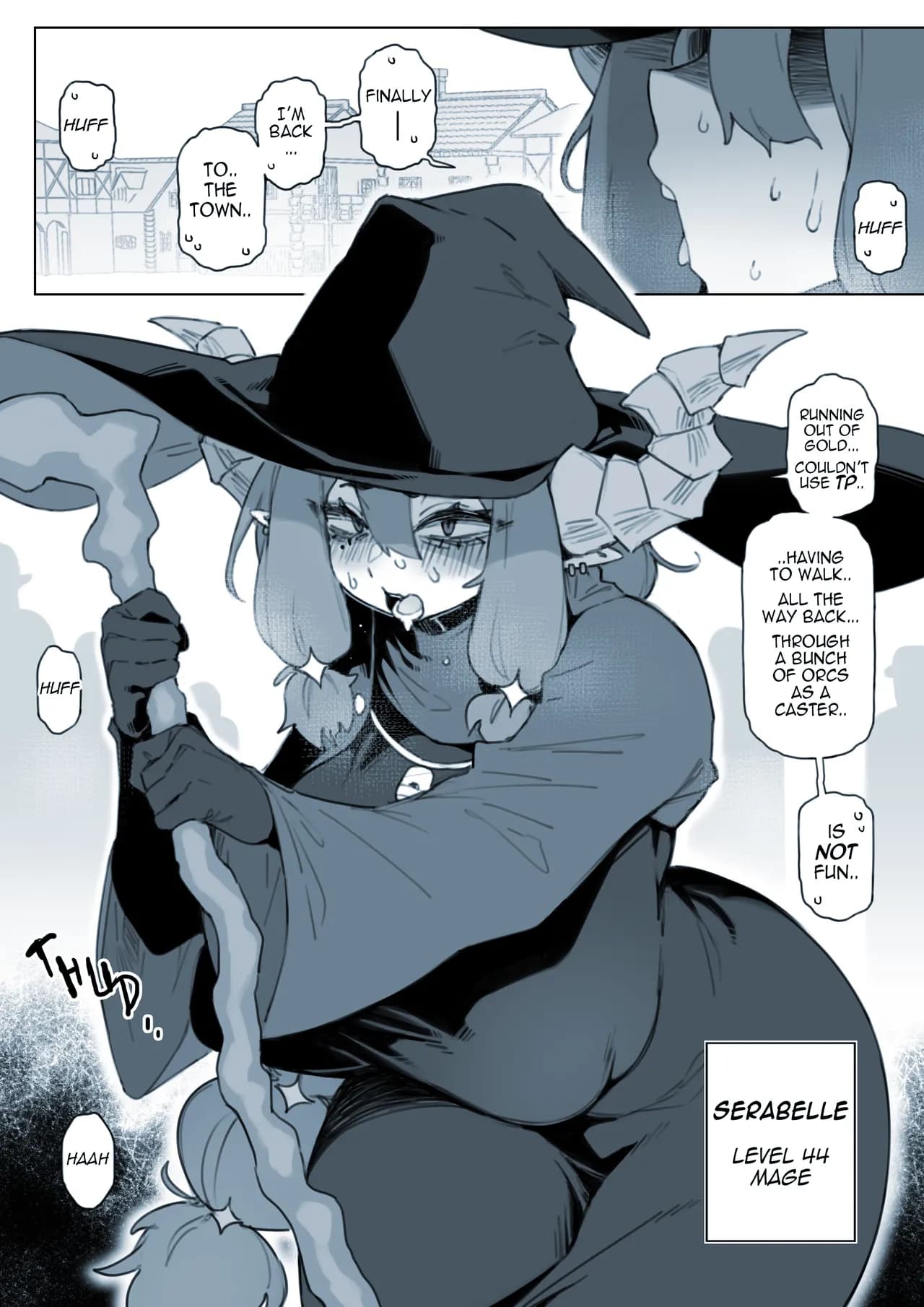 [FUYA] Miss Serabelle is a Miserable Cum Dump R18 Comic [ENGLISH] page 3
