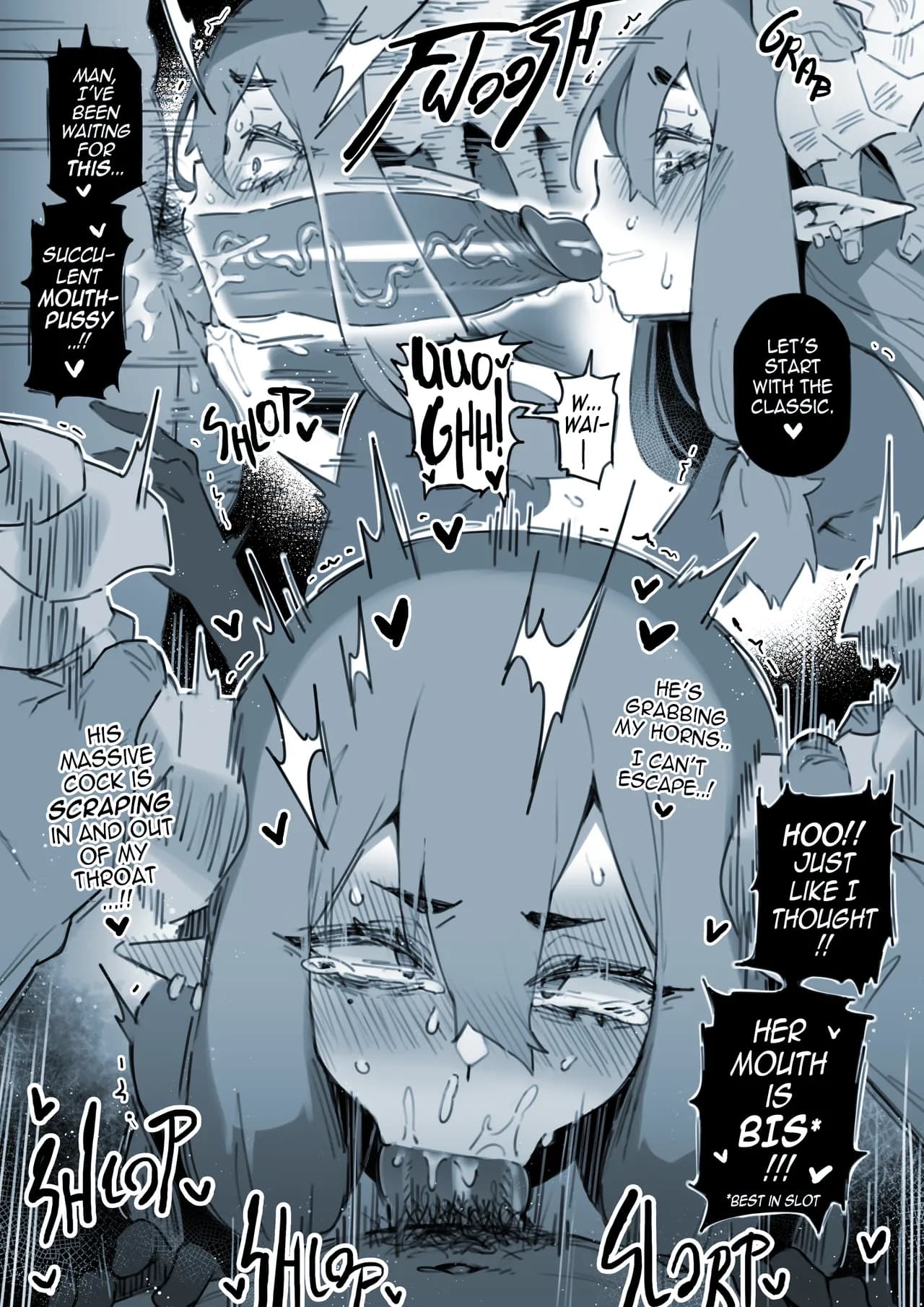 [FUYA] Miss Serabelle is a Miserable Cum Dump R18 Comic [ENGLISH] page 9