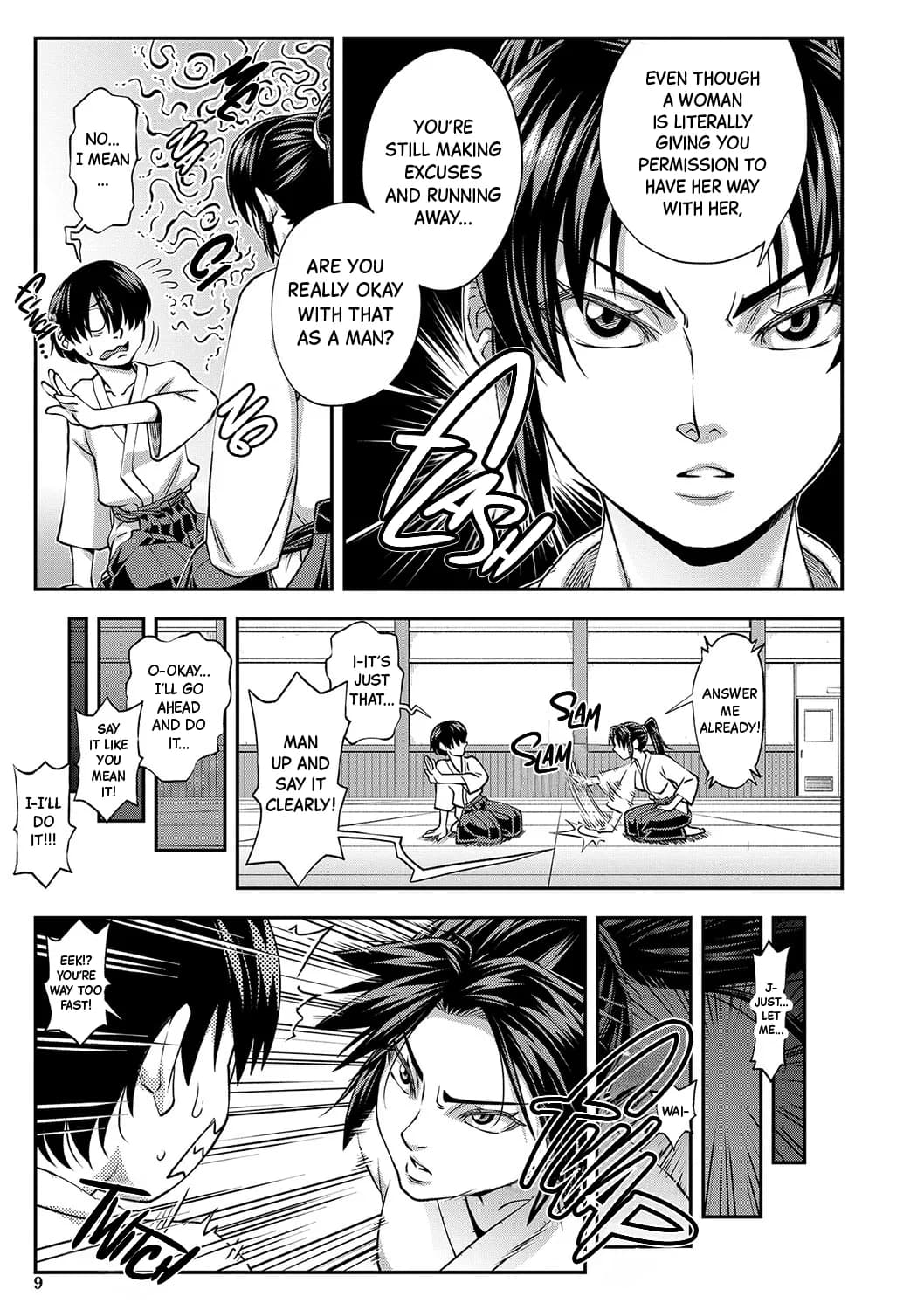 [Ikumo Taisuke] Yareba Yaru Hodo Suki ni Naru | The More We Fuck The More I Fall for You Ch.1 [English] [Black Grimoires] [Decensored] [Digital] page 9