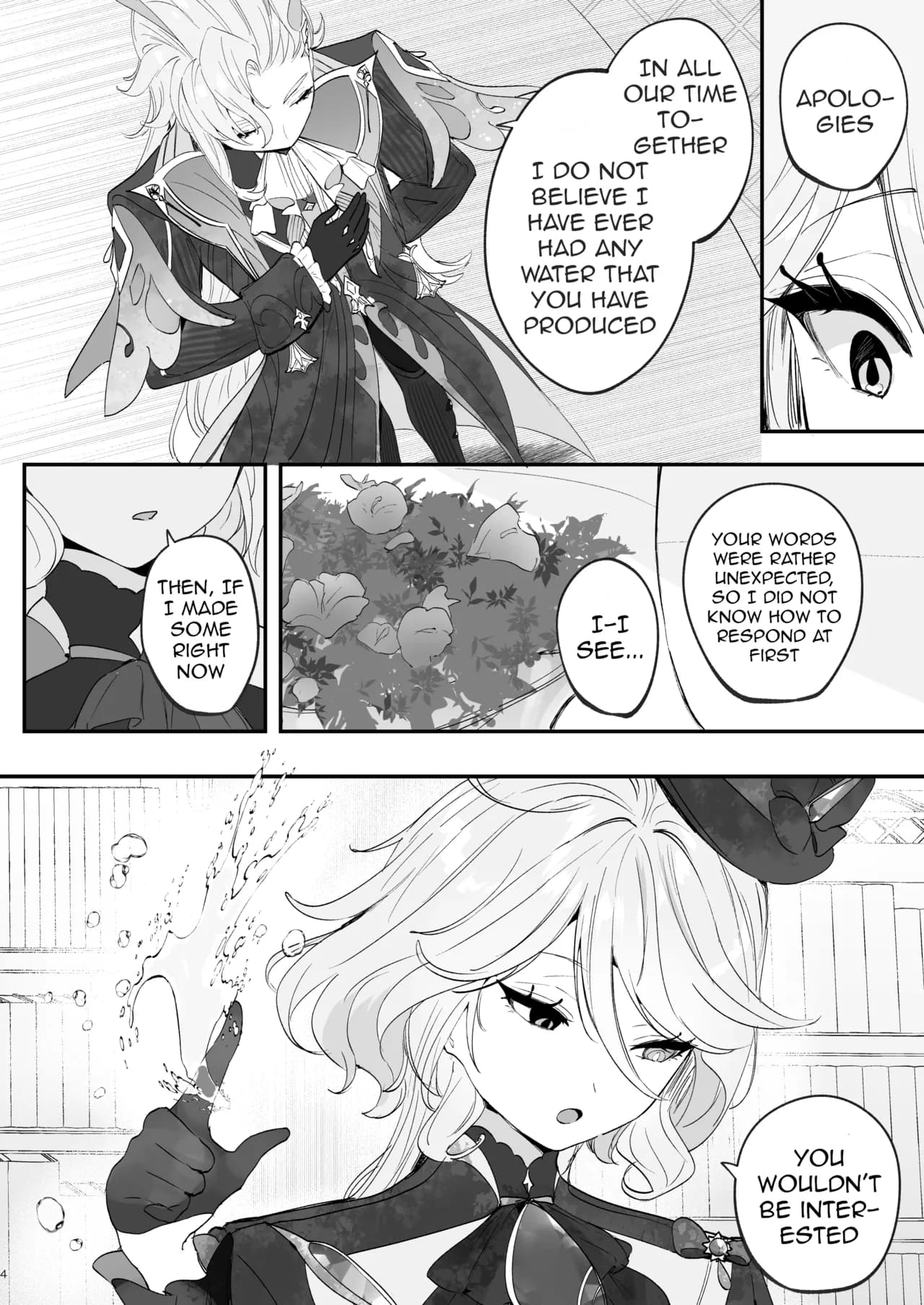 [STRAWBERRY SLIME EXHIBITION (Ichigono Rei)] Mizu wa Saigo ni Itadakou - I'll Have the Water Last (Genshin Impact) [English] [isredash] [Decensored] [Digital] page 3