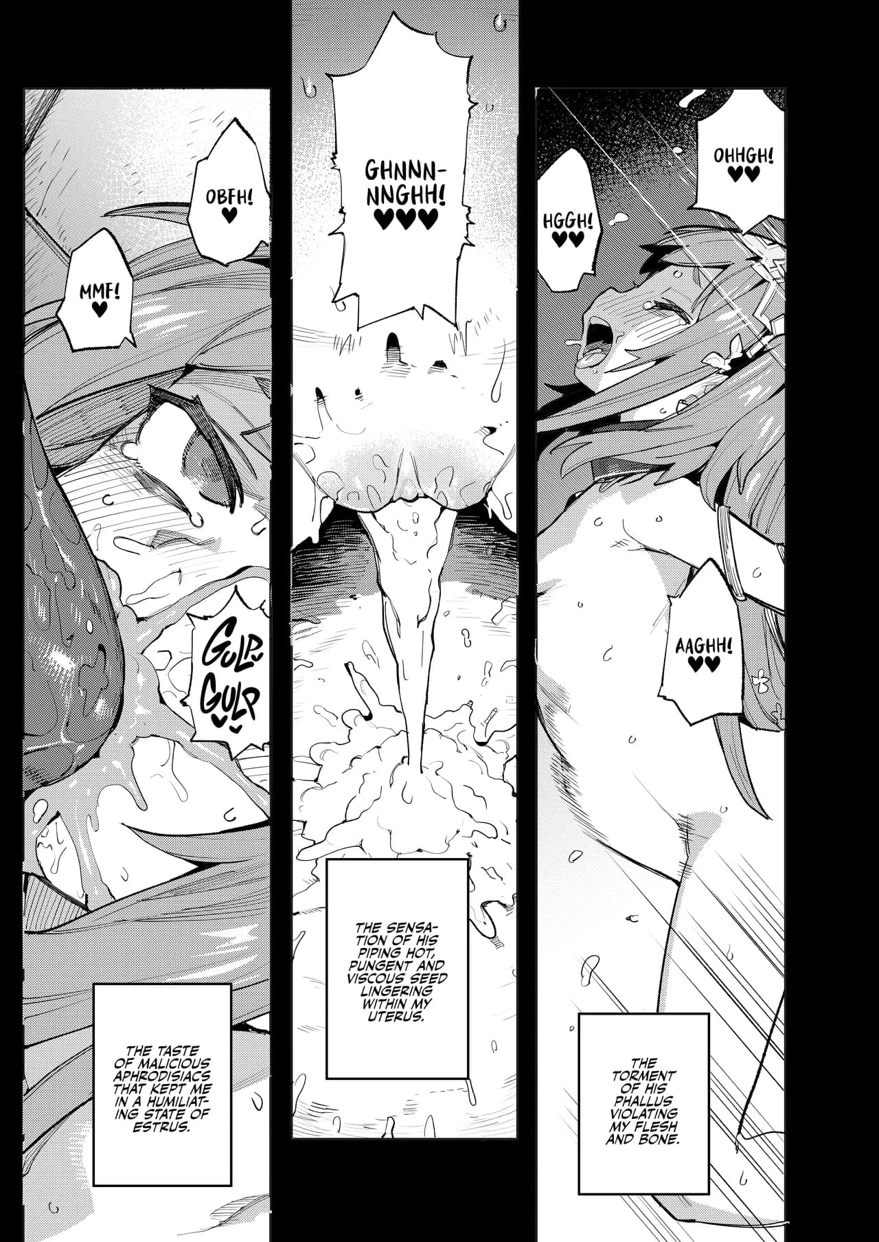 [I'm moralist (Yanagihara Mitsuki, InuSamrai, Henrybird)] Seirei Rougoku Nyehiru ~Choukyou Zumi no Osanai Shikyuu ni Kizamareru Koufuku Bunsho~ | Enslaved Nymph Nyehil - The Tale of a Broken Sow Whose Immature Womb Was Trained To Submit [English] [Xzosk]  page 5