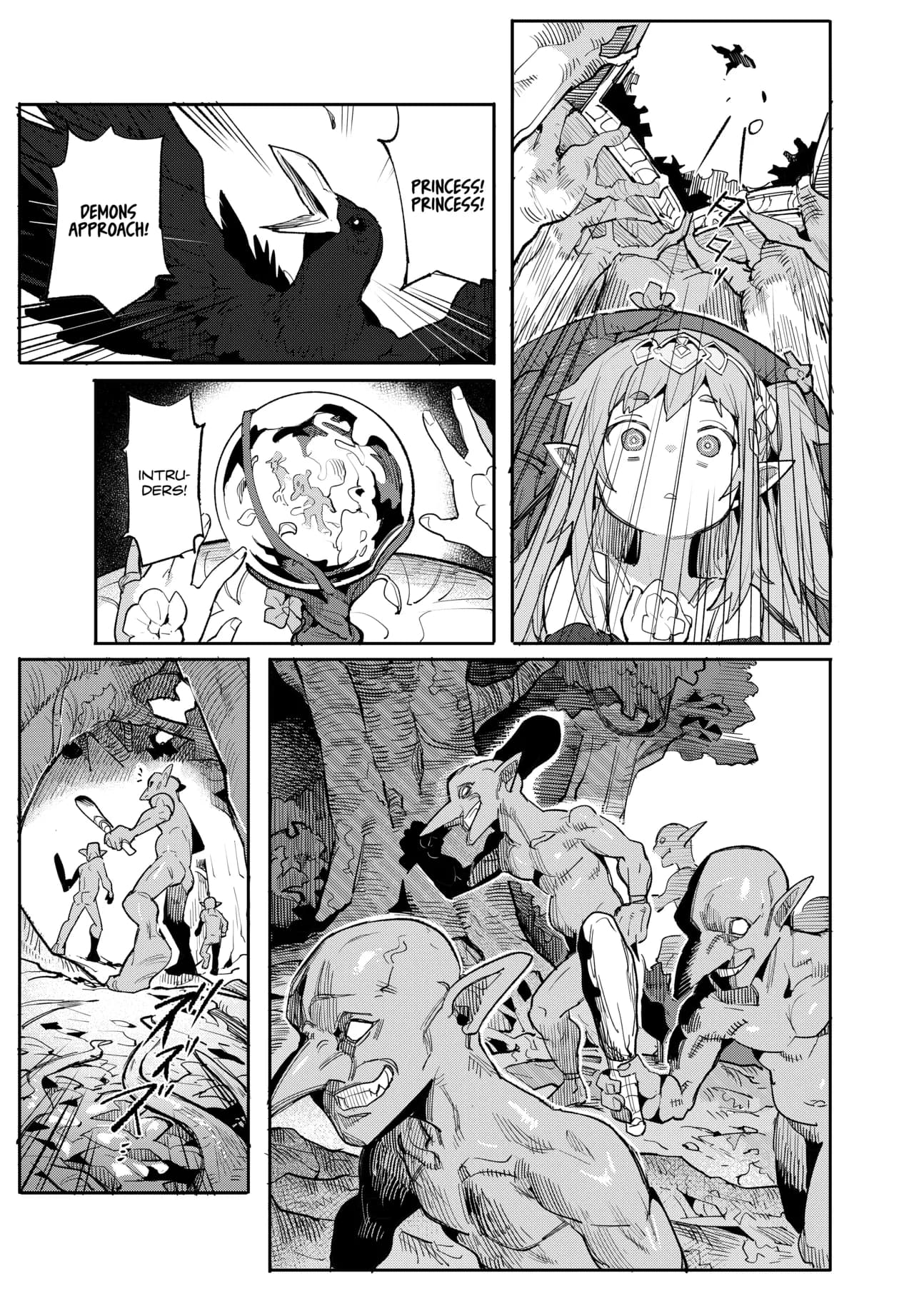 [I'm moralist (Yanagihara Mitsuki, InuSamrai, Henrybird)] Seirei Rougoku Nyehiru ~Choukyou Zumi no Osanai Shikyuu ni Kizamareru Koufuku Bunsho~ | Enslaved Nymph Nyehil - The Tale of a Broken Sow Whose Immature Womb Was Trained To Submit [English] [Xzosk]  page 9