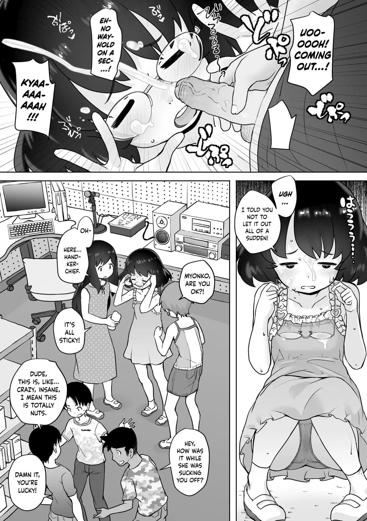 [Ookami Uo] Kaeri no Kai | End-of-day Meeting (Tsuiseki! Oya mo Shiranai Shoujo-tachi no Houkago Oshigoto Taiken) [English] [JnTo] [Digital] [Decensored] page 9