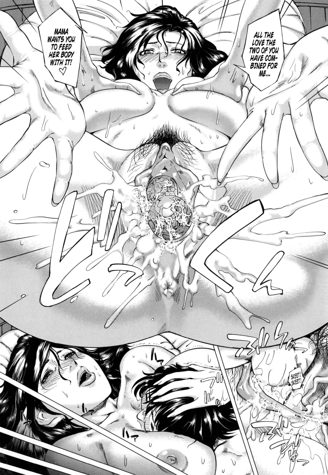 [Qdou Kei] Okaa-san to Issho | Always Together with Mother (Kaa-san no Ijou na Aijou) [English] [Simpleton8] [Decensored] page 34