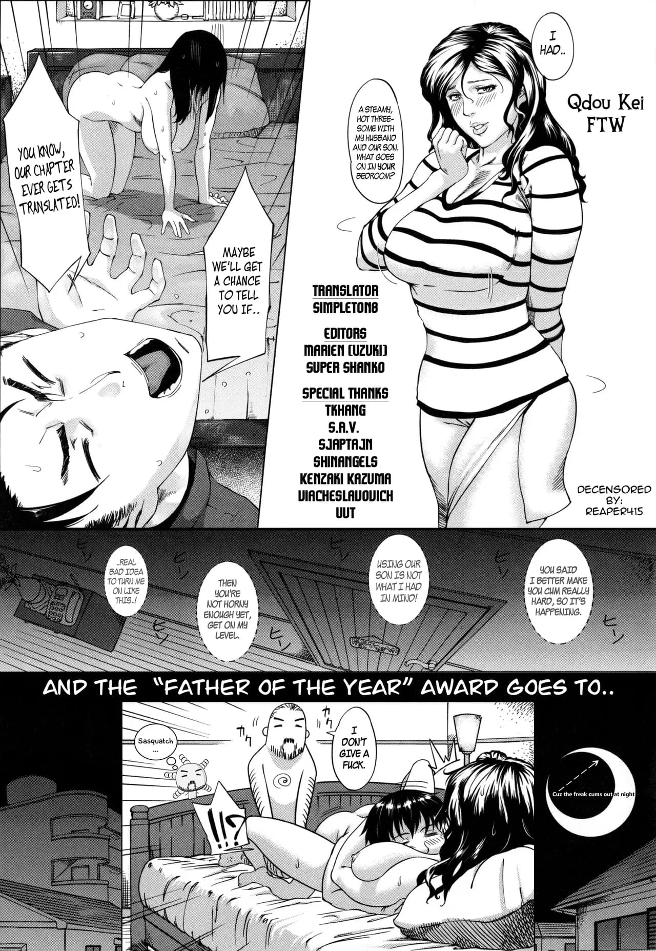 [Qdou Kei] Okaa-san to Issho | Always Together with Mother (Kaa-san no Ijou na Aijou) [English] [Simpleton8] [Decensored] page 39