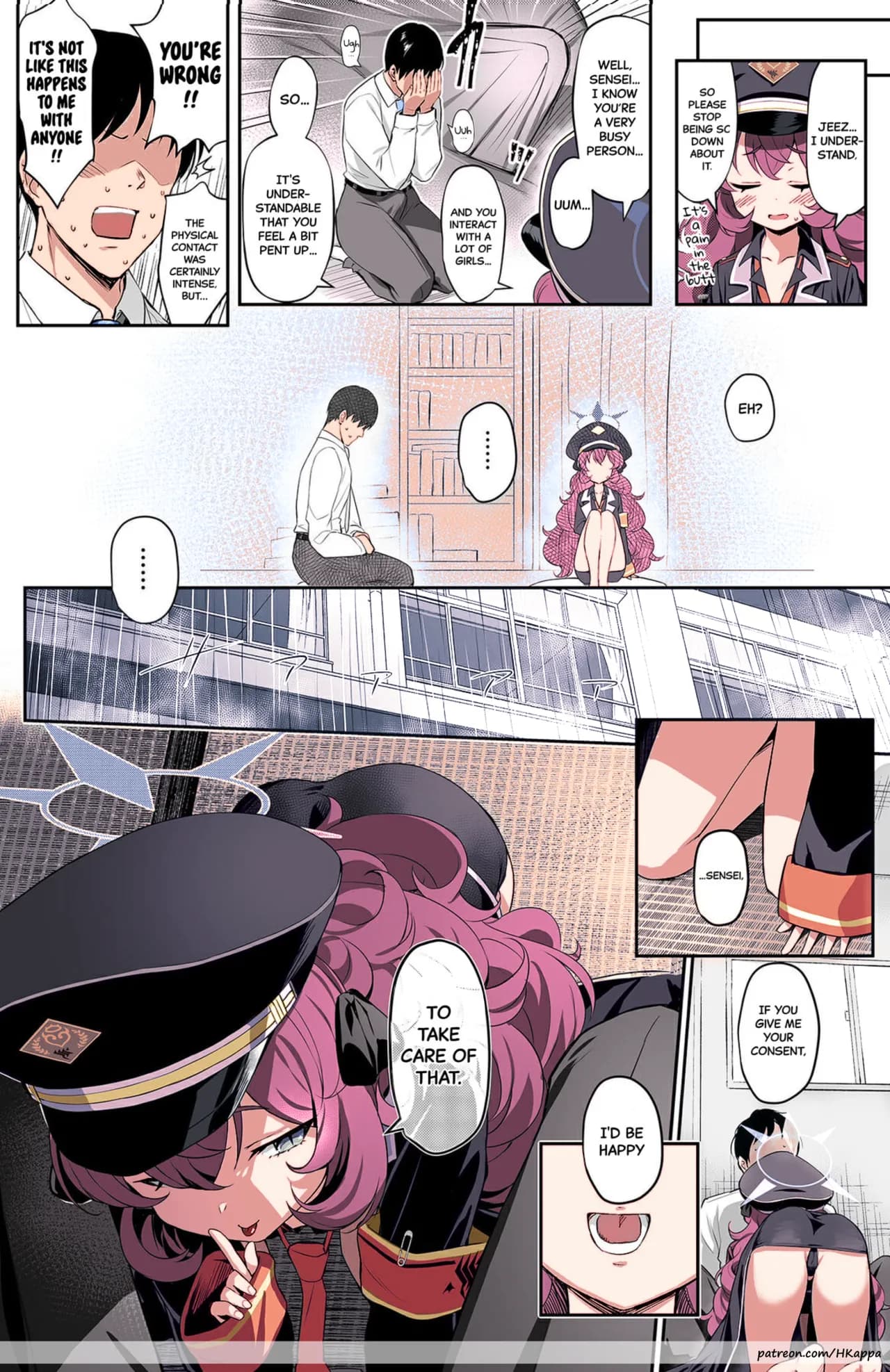 [Horizontal World (Matanonki)] Iroha Yoku | Sexual Desire (Blue Archive) [English] [Black Grimoires] [Colorized] [Decensored] [Digital] page 5