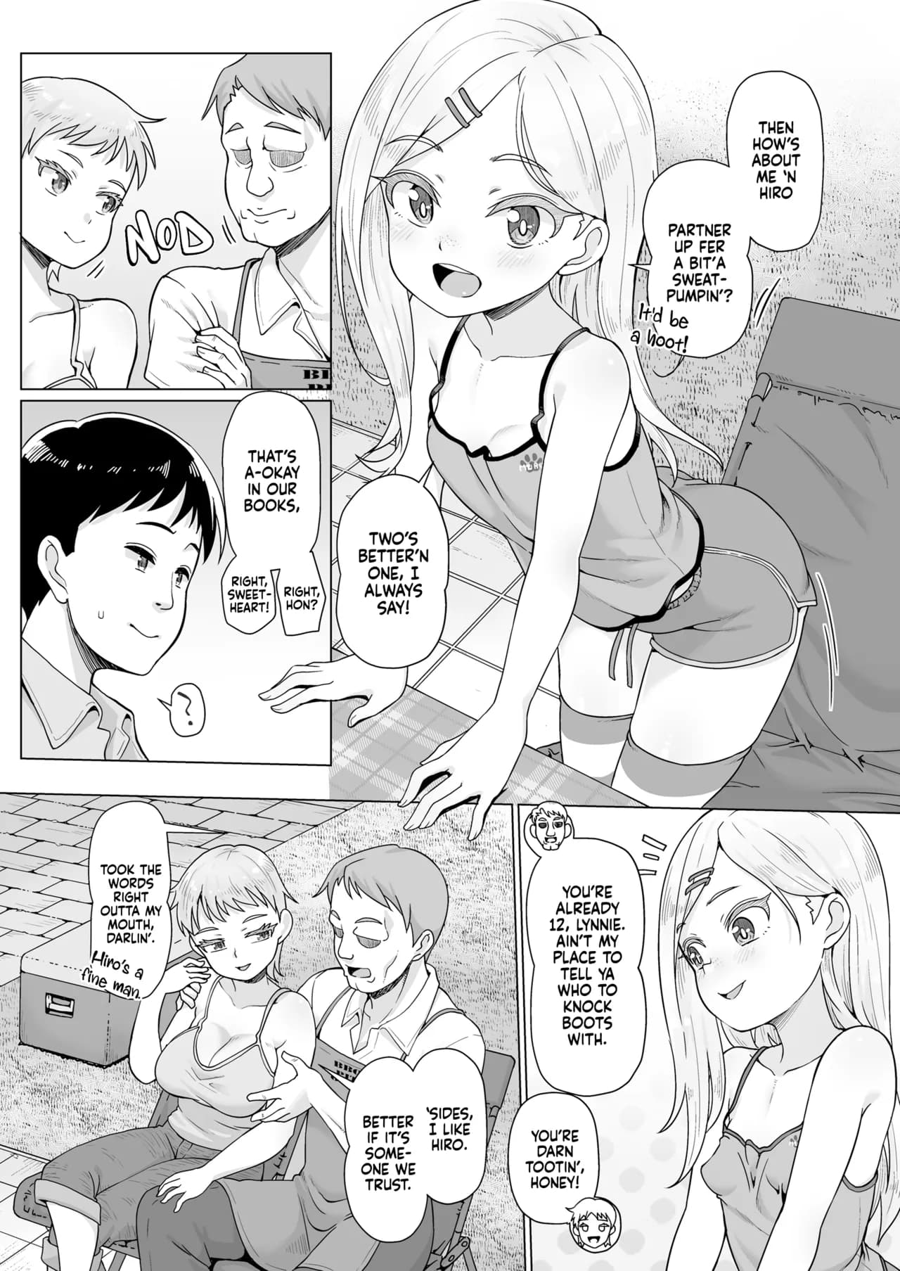 [Mamezou] Ibunka Kouryuu Homestay | Cultural Exchange Homestay (COMIC LOE VOL.3 Mini LO 1 Jikanme) [English] [Xzosk + cybeast93] [Decensored] page 3