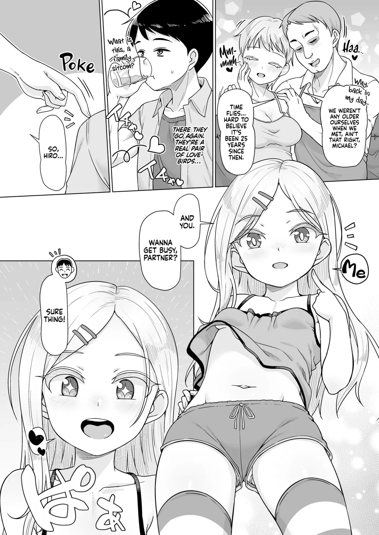 [Mamezou] Ibunka Kouryuu Homestay | Cultural Exchange Homestay (COMIC LOE VOL.3 Mini LO 1 Jikanme) [English] [Xzosk + cybeast93] [Decensored] page 4