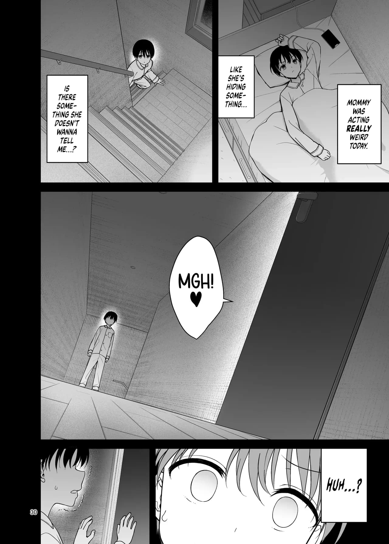 [Akapenguin (Asahina Hikage)] Boku no Mama wa Otouto no Mae de dake Dosukebe ni Naru | My Mom Turns Into a Slut for My Little Brother, and Him Alone [English] [Sloppy Seconds] [Decensored] [Digital] page 30
