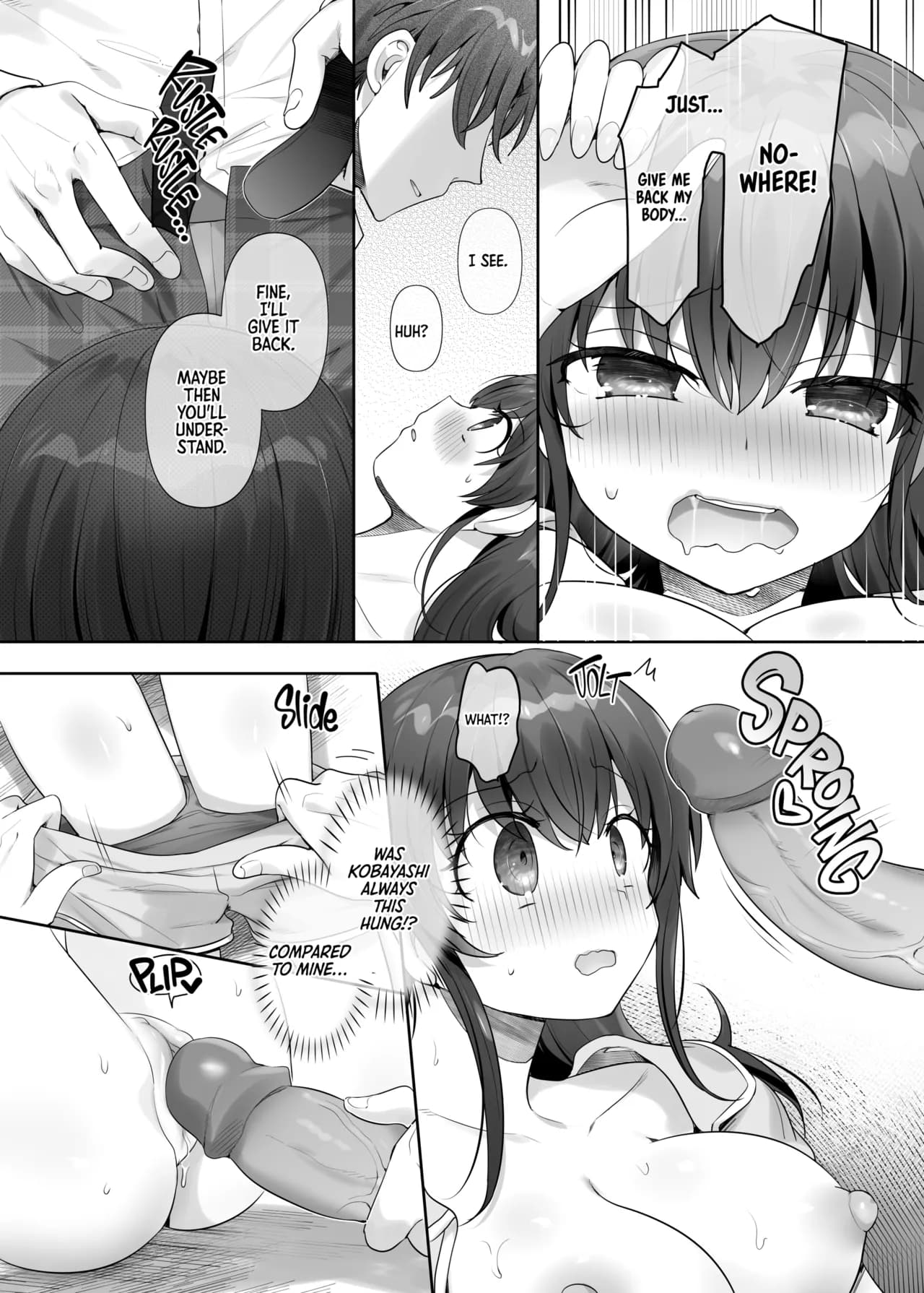 [Amuai Okashi Seisakusho (Hiiragi Popura, Ochita Ato Daisuki Samurai)] Ore wa Aitsu no Imouto Dorei | My Rival Turned Me Into His Genderbent Sex Pet [English] {2d-market.com} [Decensored] [Digital] page 14