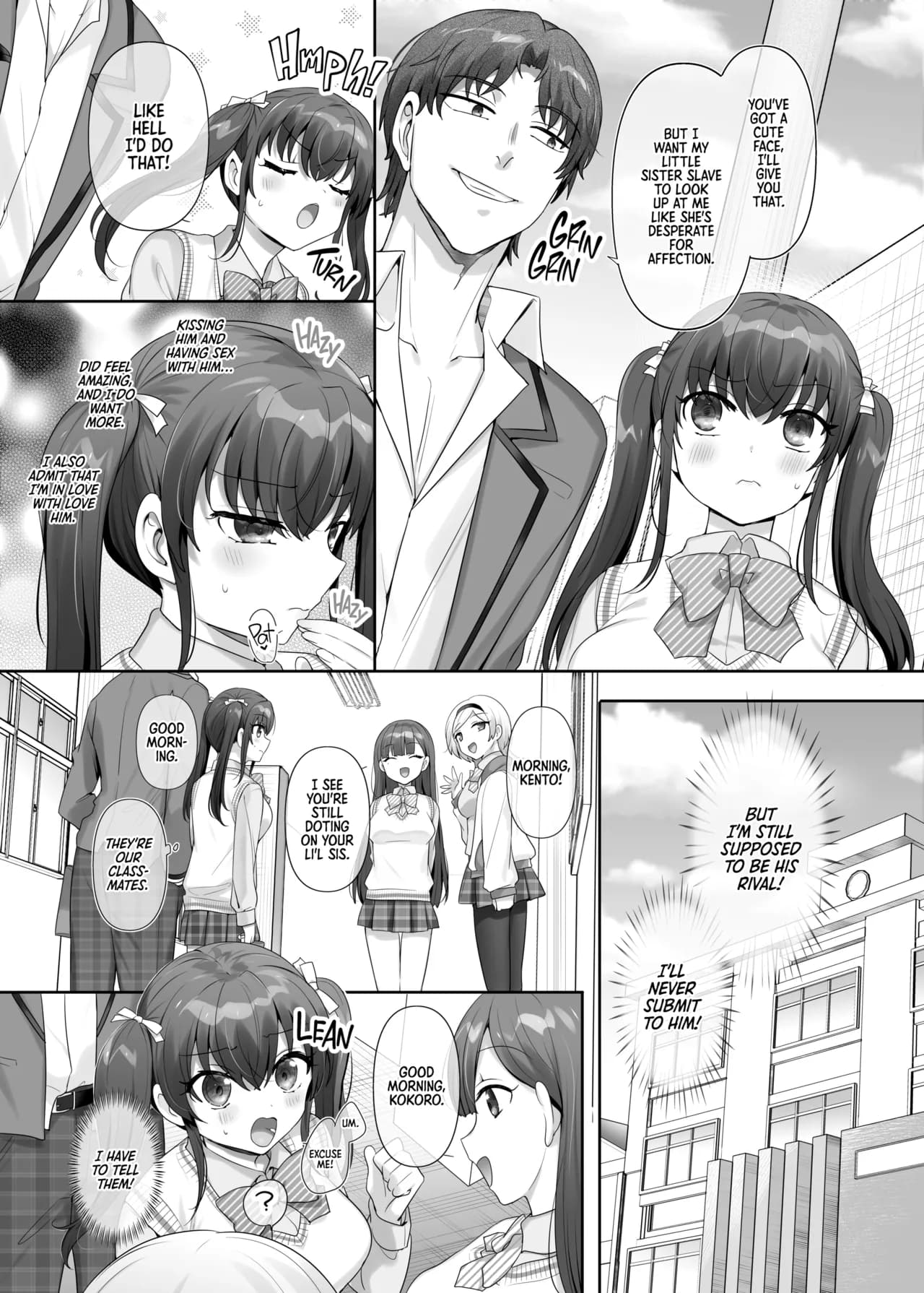 [Amuai Okashi Seisakusho (Hiiragi Popura, Ochita Ato Daisuki Samurai)] Ore wa Aitsu no Imouto Dorei | My Rival Turned Me Into His Genderbent Sex Pet [English] {2d-market.com} [Decensored] [Digital] page 23