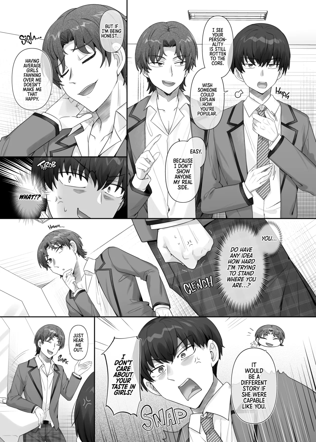 [Amuai Okashi Seisakusho (Hiiragi Popura, Ochita Ato Daisuki Samurai)] Ore wa Aitsu no Imouto Dorei | My Rival Turned Me Into His Genderbent Sex Pet [English] {2d-market.com} [Decensored] [Digital] page 4