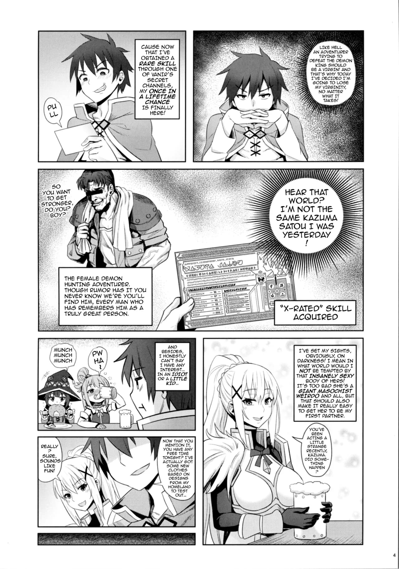 (C92) [COMEX (Zhen Lu)] Kono Daraku Shita Onna Kishi ni Syukufuku o! | God’s Blessings on This Corrupted Female Knight! (Kono Subarashii Sekai ni Syukufuku o!) [English] {darknight} [Decensored] page 6