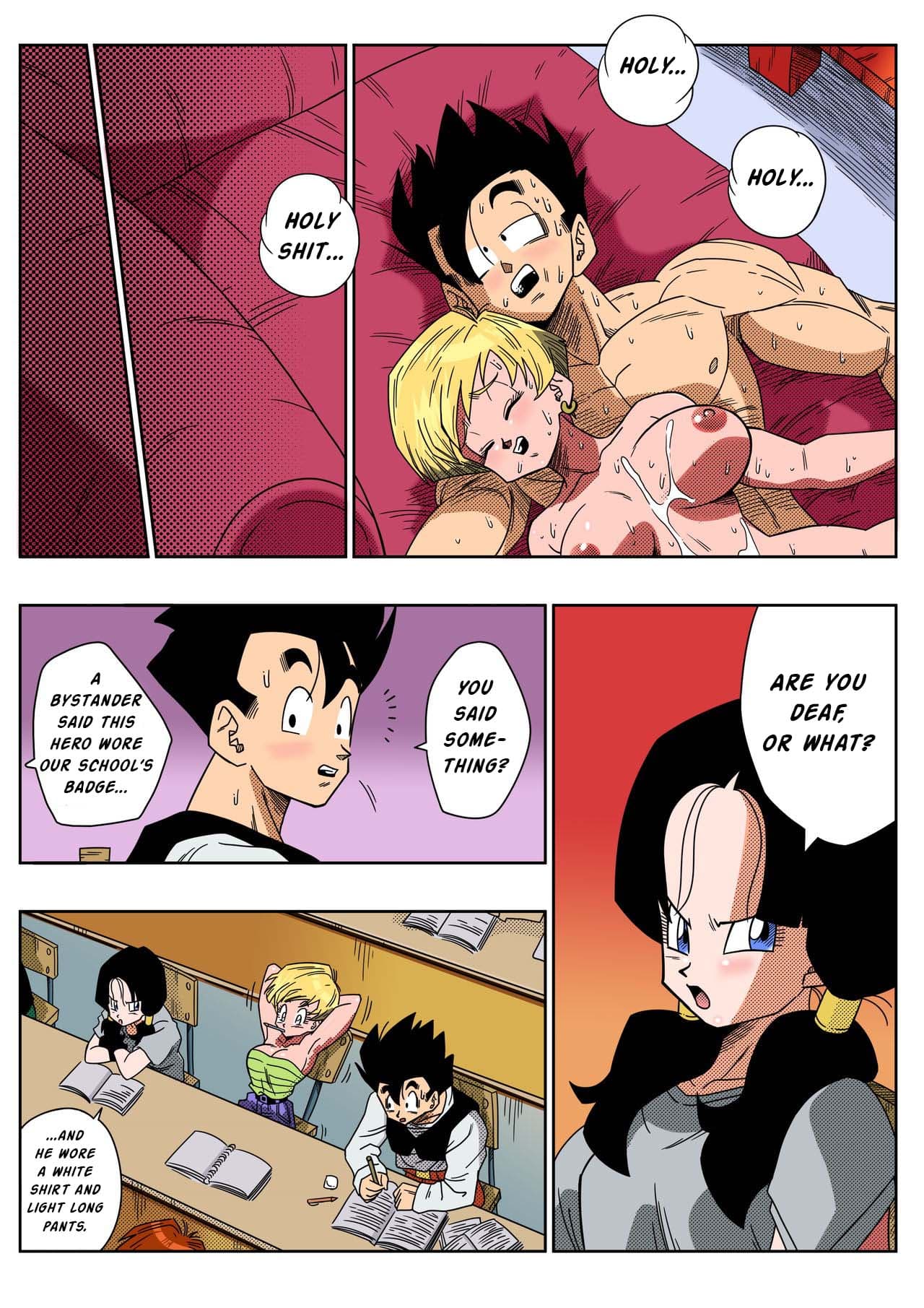[Yamamoto] LOVE TRIANGLE Z Part 1-4 (Dragon Ball Z) [英语] [全彩未修正] page 14
