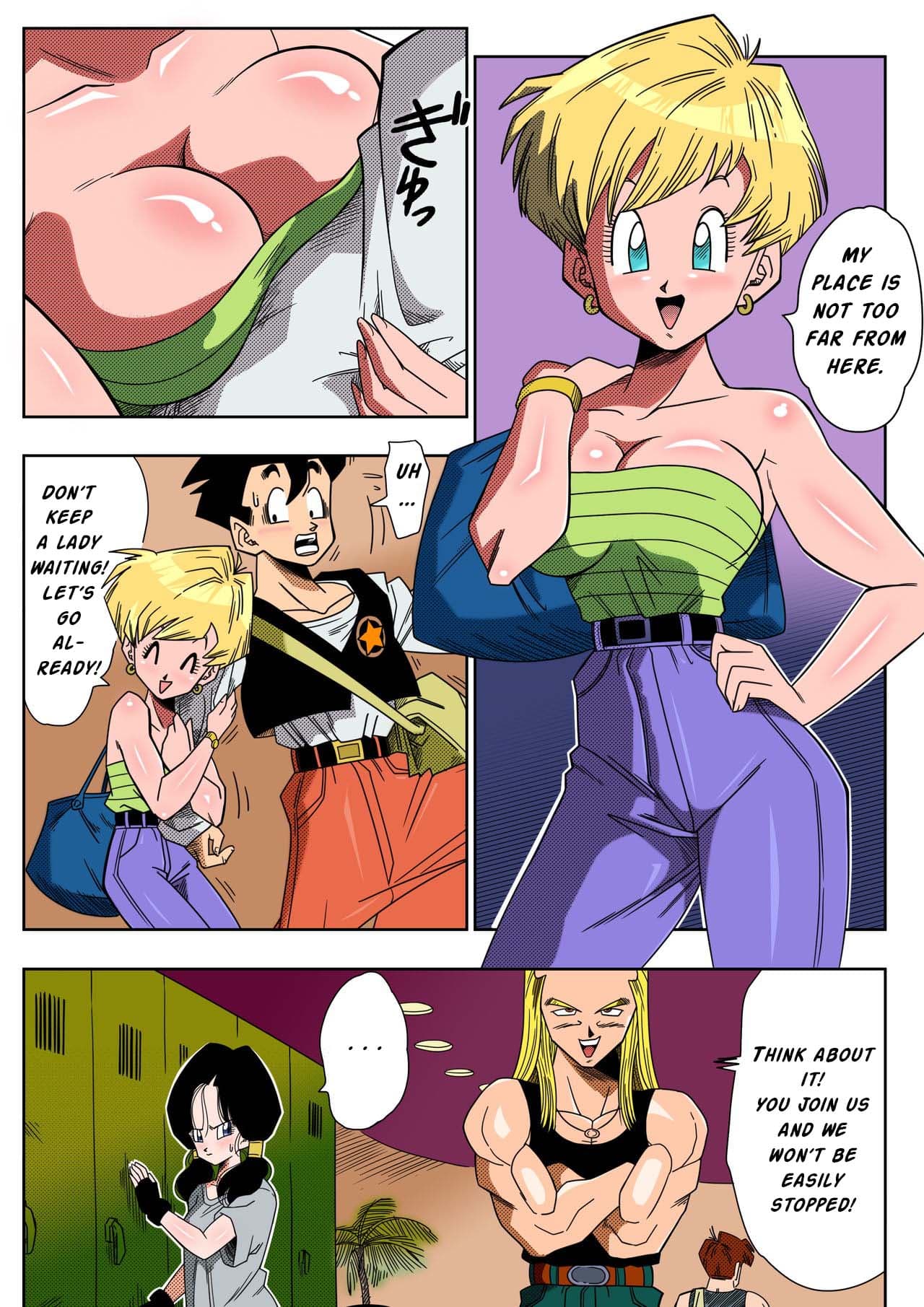 [Yamamoto] LOVE TRIANGLE Z Part 1-4 (Dragon Ball Z) [英语] [全彩未修正] page 3