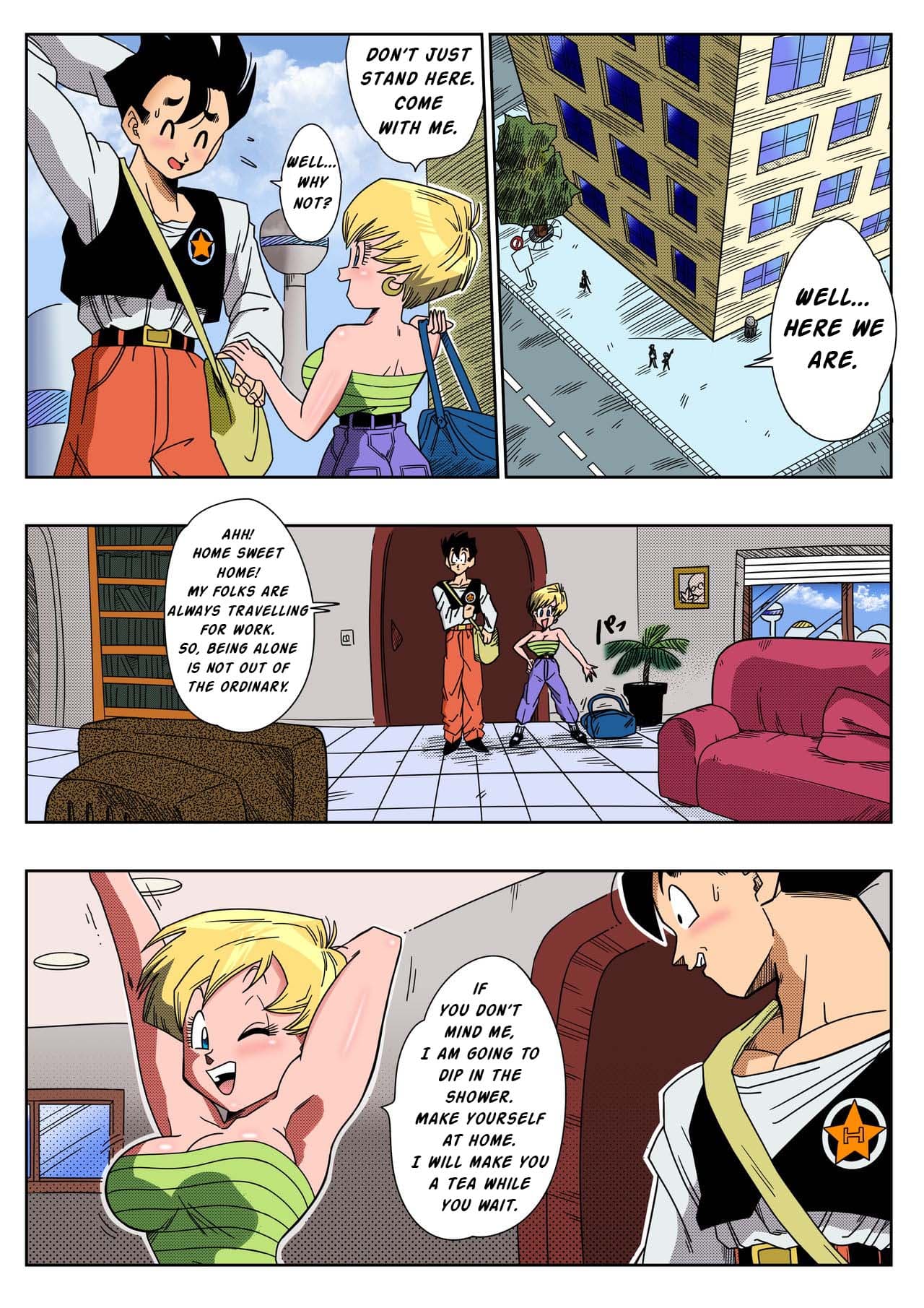 [Yamamoto] LOVE TRIANGLE Z Part 1-4 (Dragon Ball Z) [英语] [全彩未修正] page 4