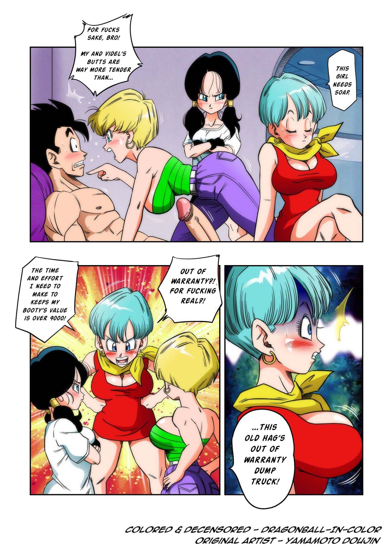[Yamamoto] LOVE TRIANGLE Z Part 1-4 (Dragon Ball Z) [英语] [全彩未修正] page 45