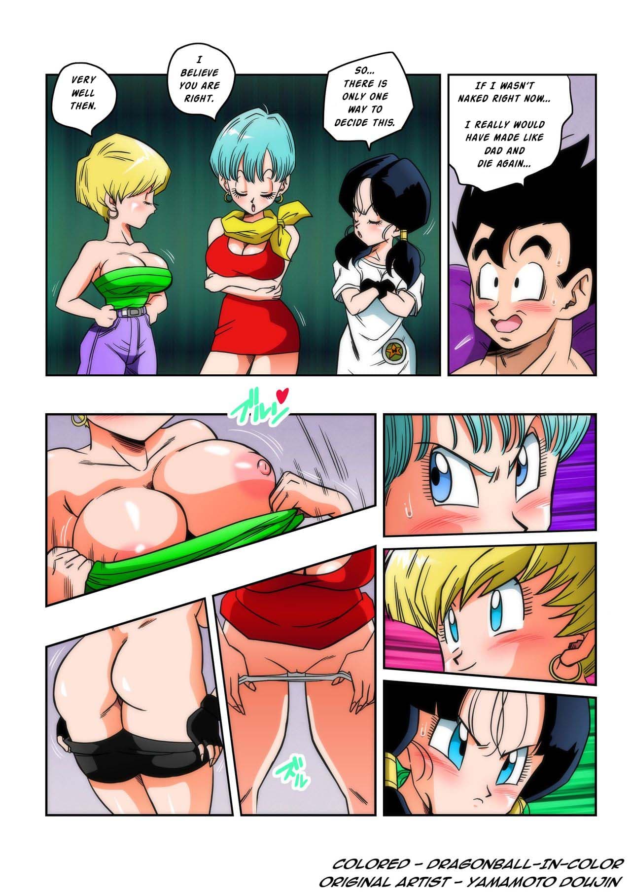 [Yamamoto] LOVE TRIANGLE Z Part 1-4 (Dragon Ball Z) [英语] [全彩未修正] page 46