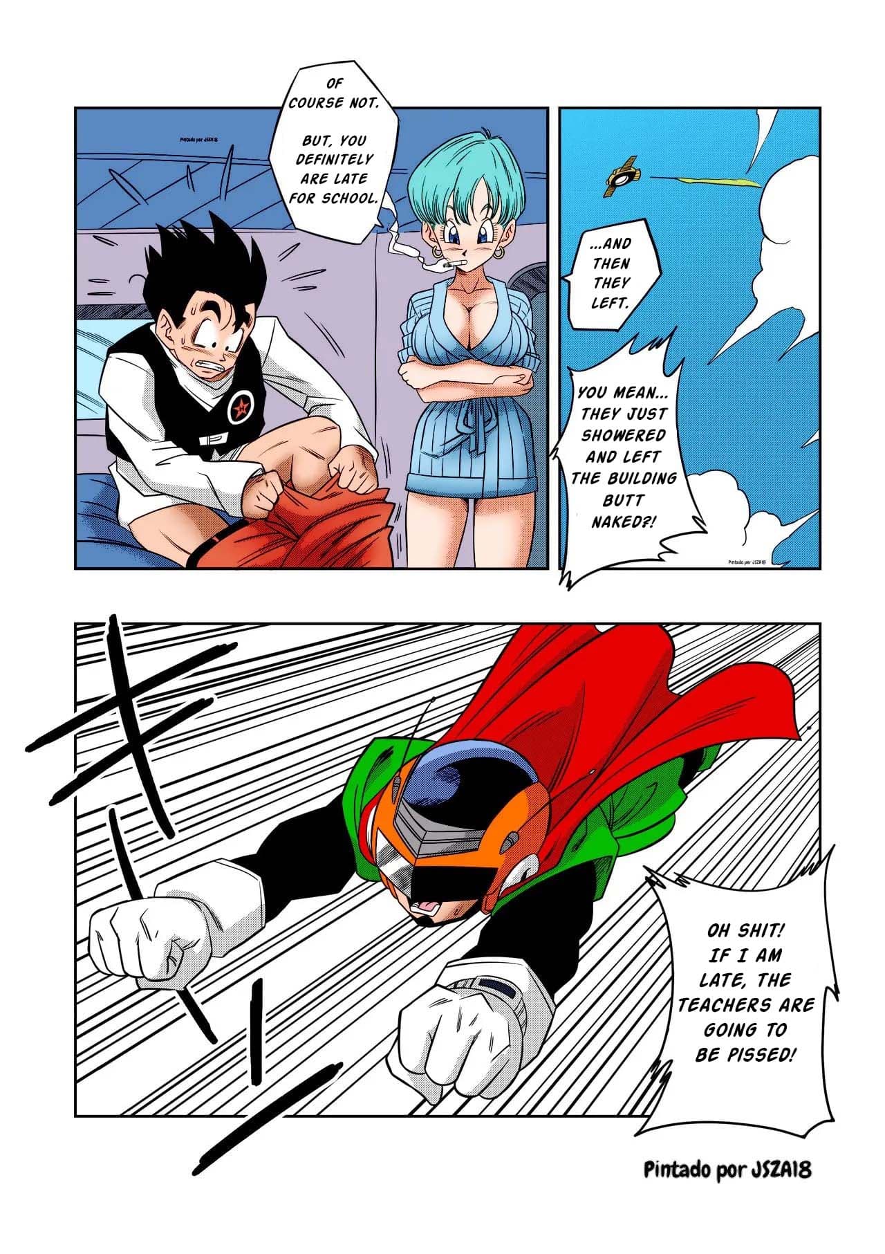 [Yamamoto] LOVE TRIANGLE Z Part 1-4 (Dragon Ball Z) [英语] [全彩未修正] page 60