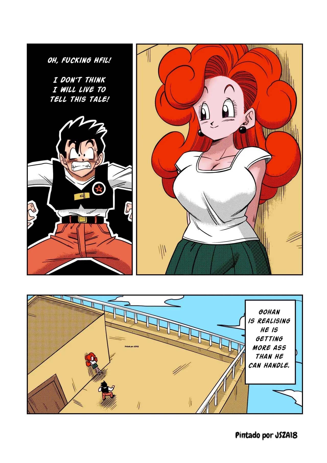 [Yamamoto] LOVE TRIANGLE Z Part 1-4 (Dragon Ball Z) [英语] [全彩未修正] page 61