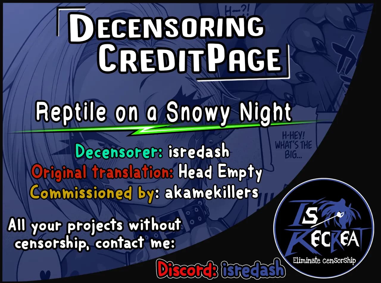 [Jun] Yukifuru Yoru no Reptile | Reptile on a Snowy Night (COMIC GAIRA Vol. 17) [English] [head empty] [Decensored] page 32