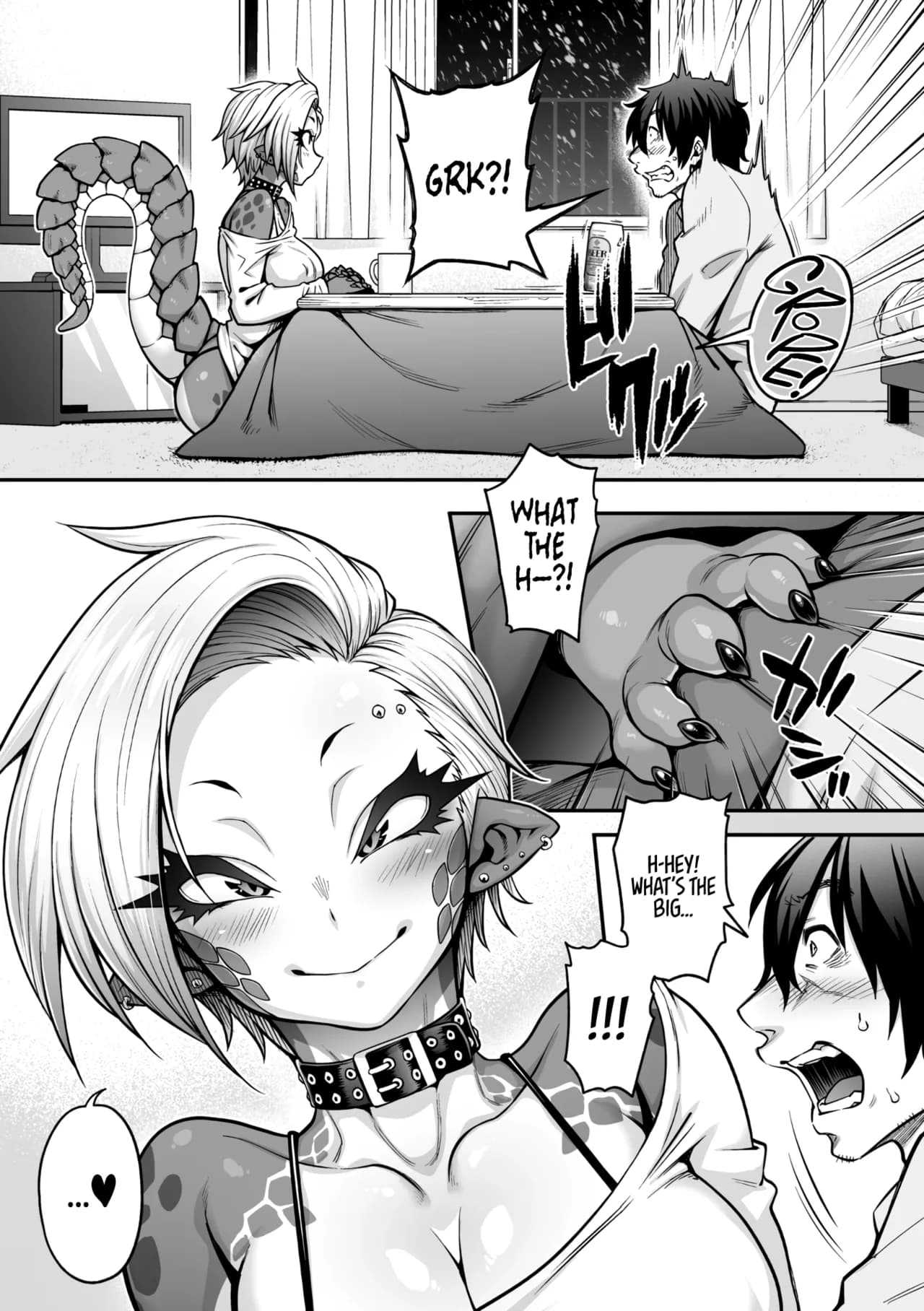 [Jun] Yukifuru Yoru no Reptile | Reptile on a Snowy Night (COMIC GAIRA Vol. 17) [English] [head empty] [Decensored] page 9