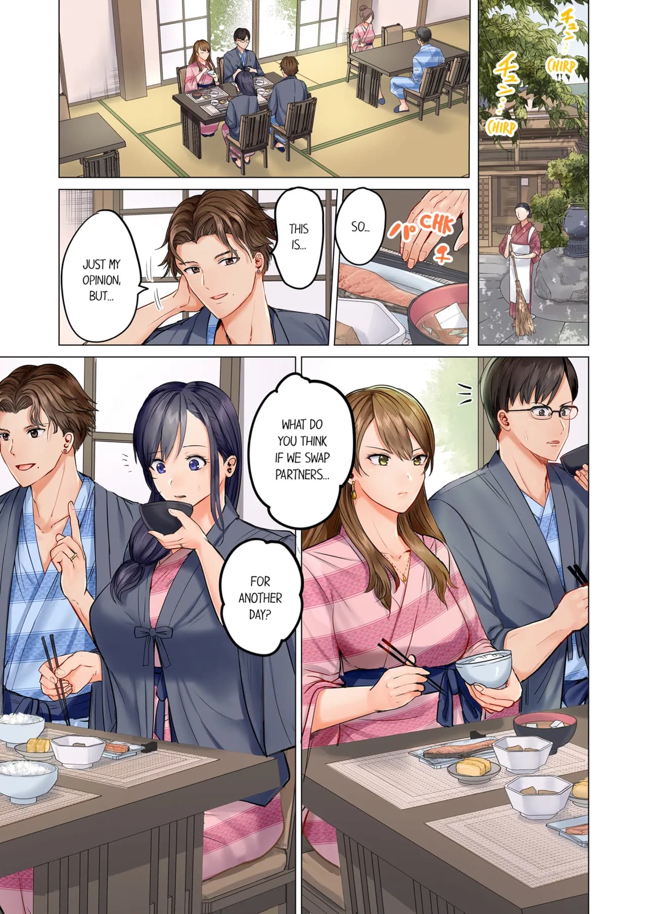 [Peter Mittsuru] Married Couple Swap ~He's Better Than My Husband~ Vol. 1 [English] [Decensored] [Ongoing] page 51