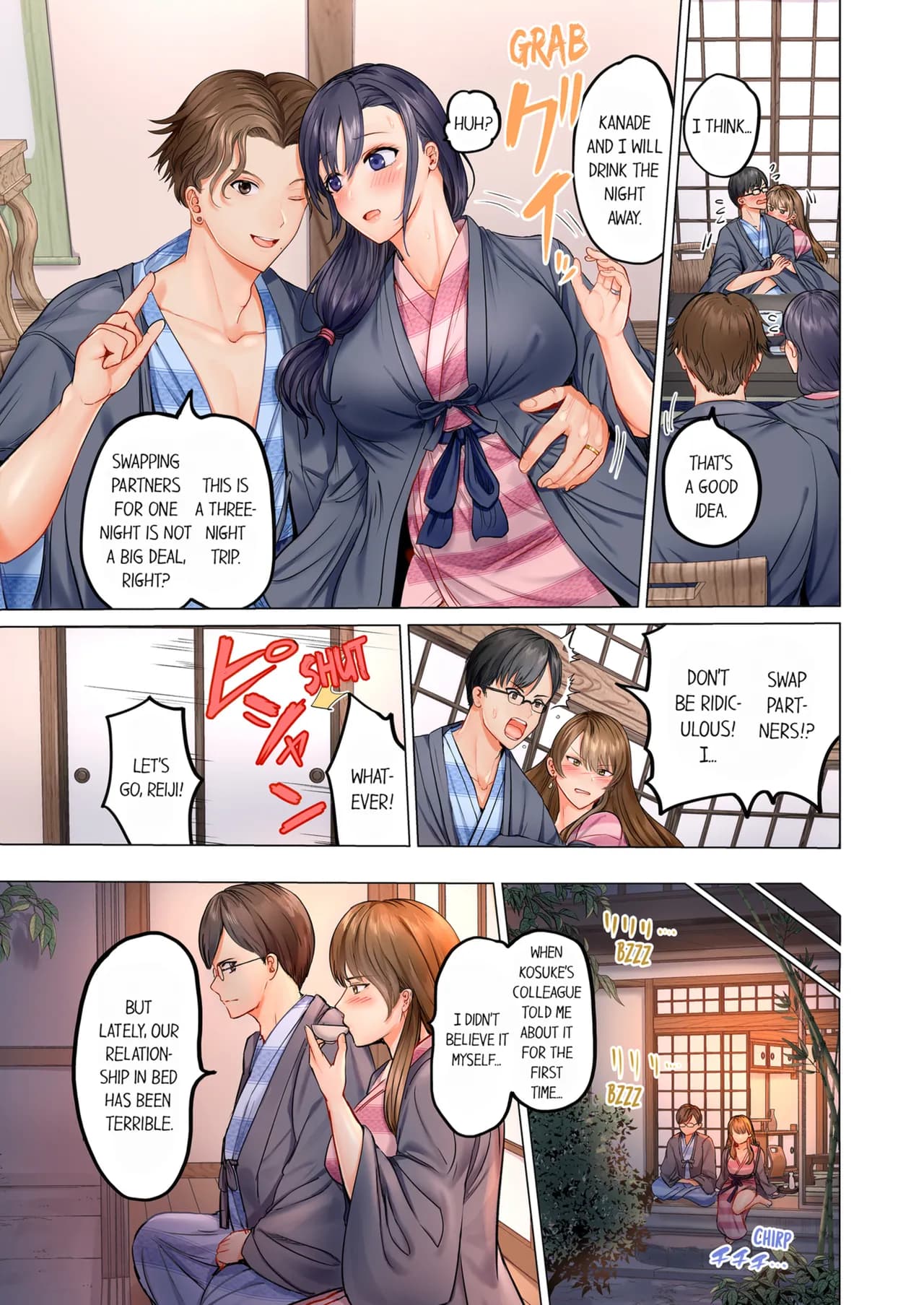 [Peter Mittsuru] Married Couple Swap ~He's Better Than My Husband~ Vol. 1 [English] [Decensored] [Ongoing] page 7