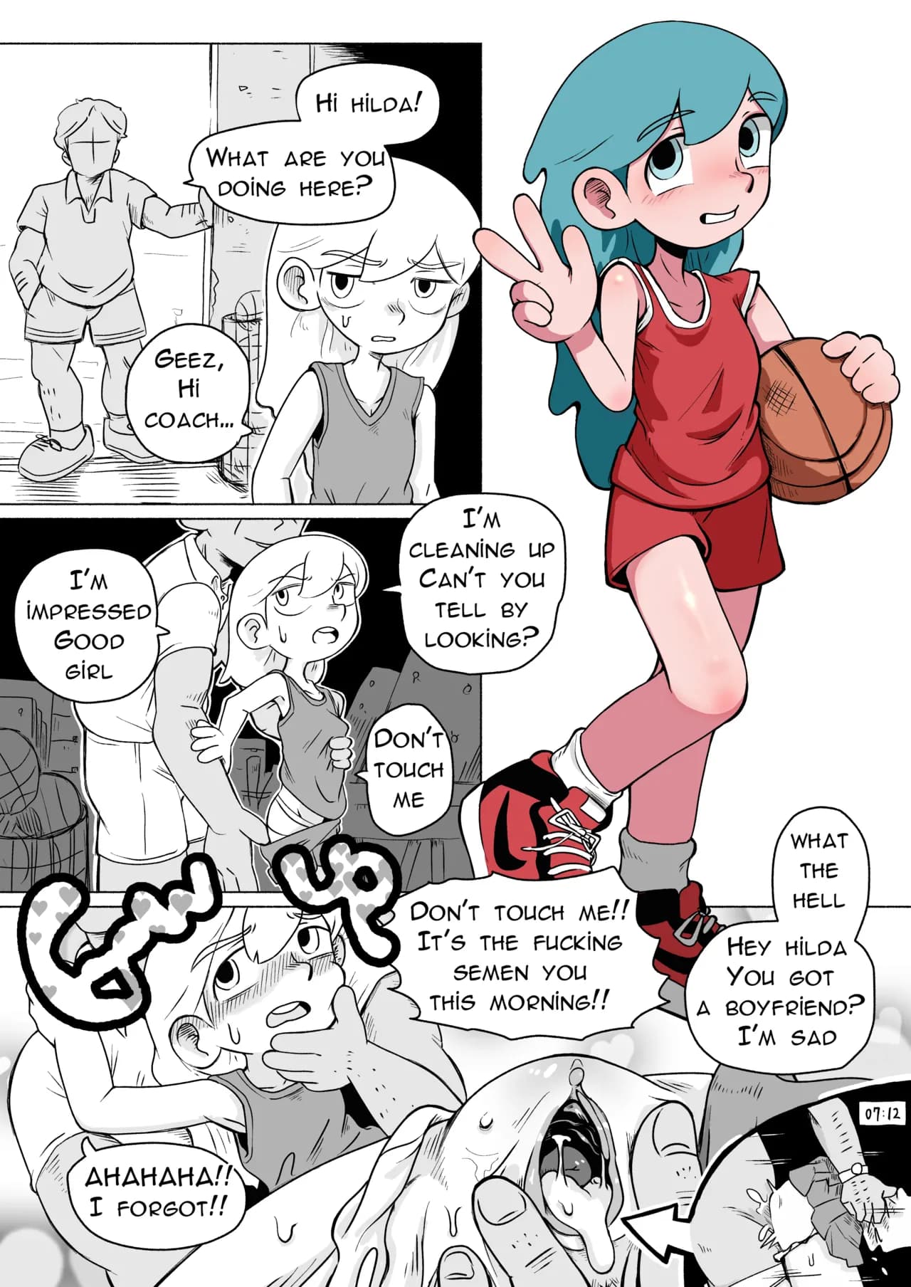 [Sumirechan] Hilda after basketball play (Hilda) [Japanese, English] page 1