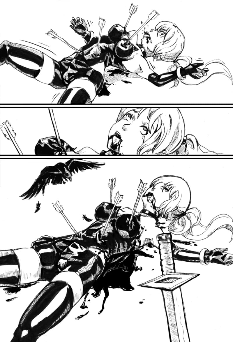 [CrimsonRed] Some comic works page 15